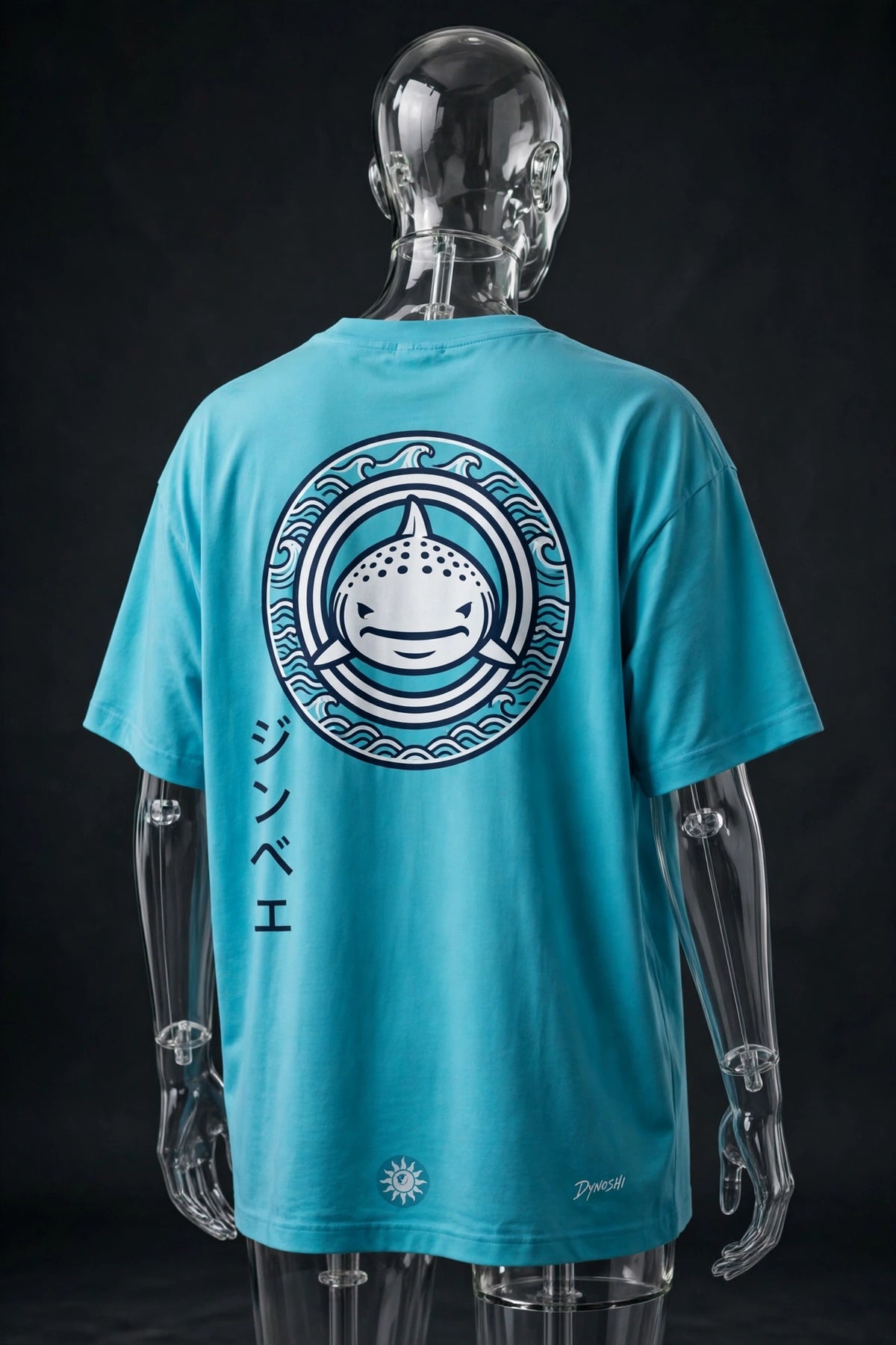 Jinbe - Whale-Shark Crest Emblem - Premium Oversized Anime T-Shirt - DYNOSHI