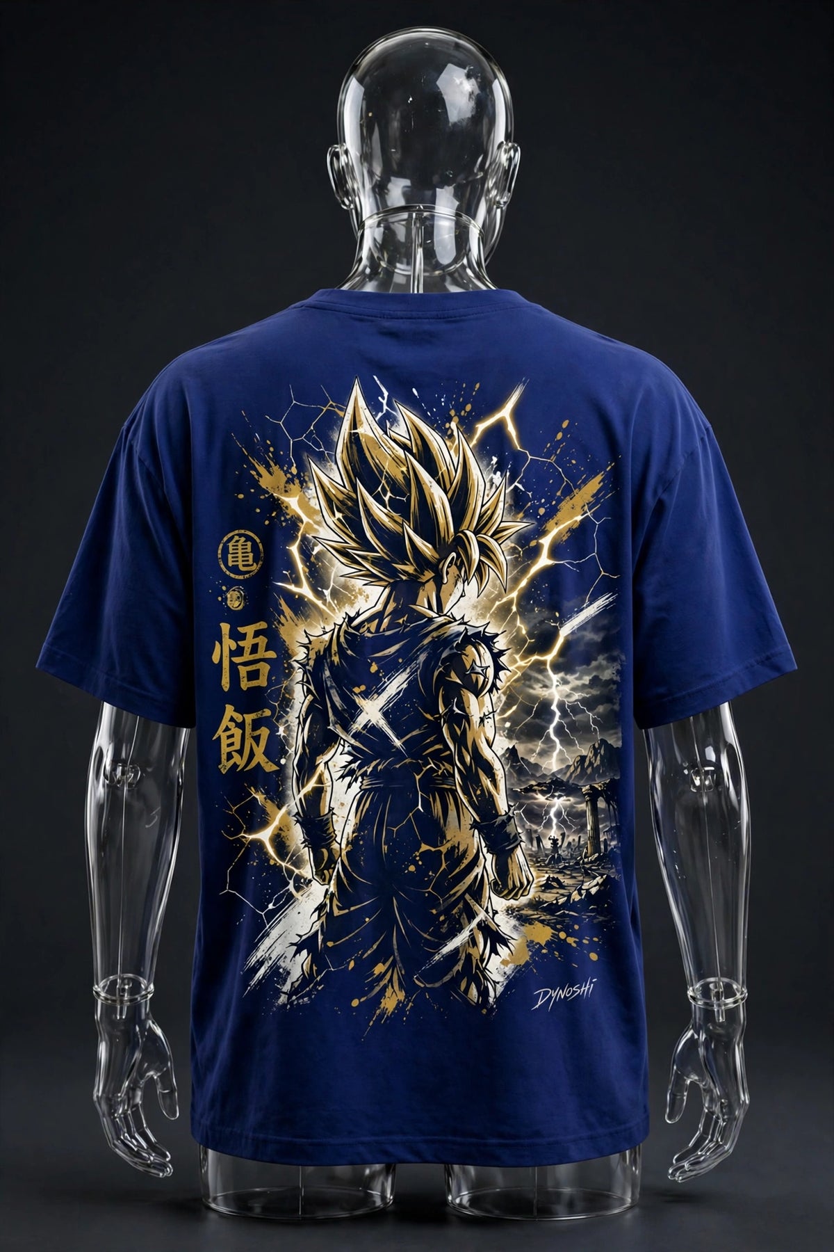 Gohan - Cell Games Charge - Premium Oversized Anime T-Shirt - DYNOSHI