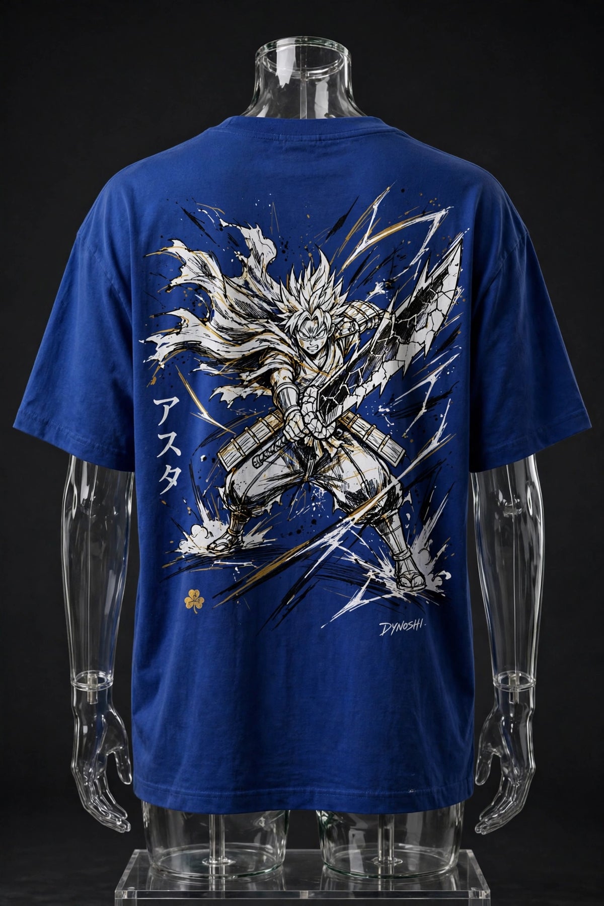 Asta - Slash Stance - Premium Oversized Anime T-Shirt - DYNOSHI