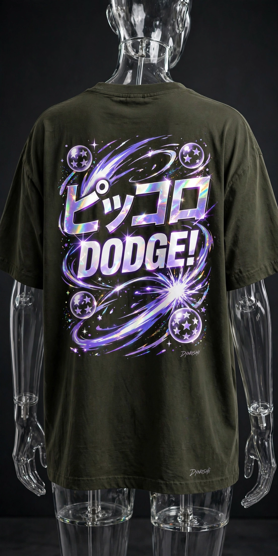 Piccolo - Dodge Mantra - Premium Oversized Anime T-Shirt - DYNOSHI