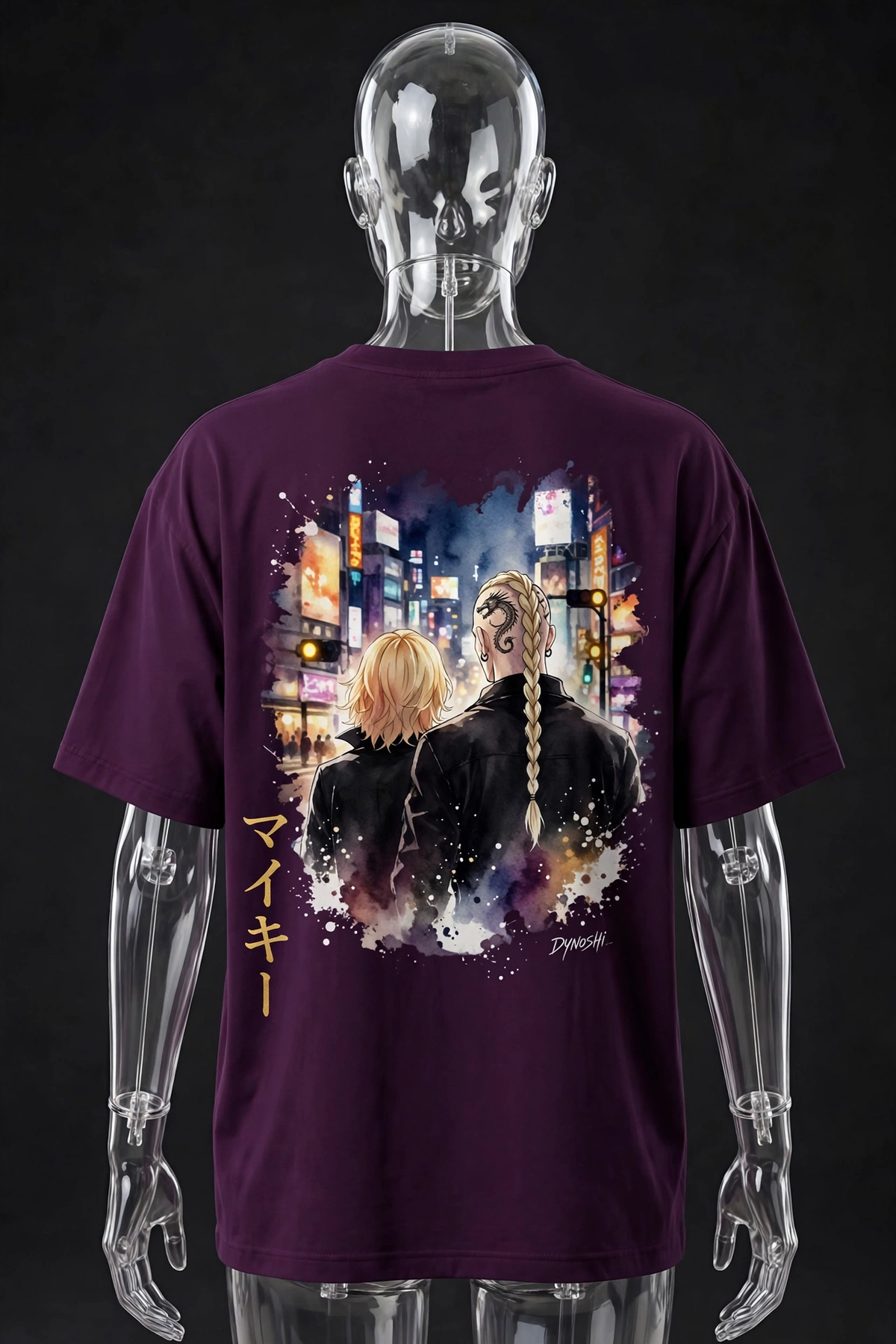 Mikey - Brotherhood Bond Duo - Premium Oversized Anime T-Shirt - DYNOSHI