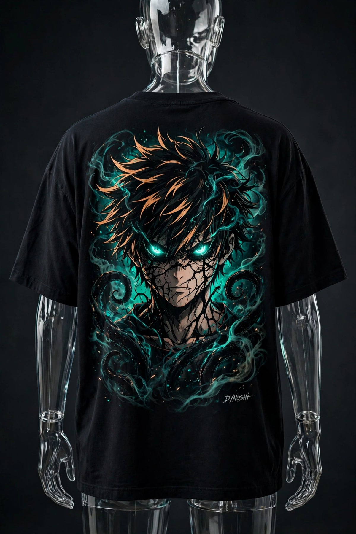 Kael - Rift Corrupted - Premium Oversized Anime T-Shirt - DYNOSHI