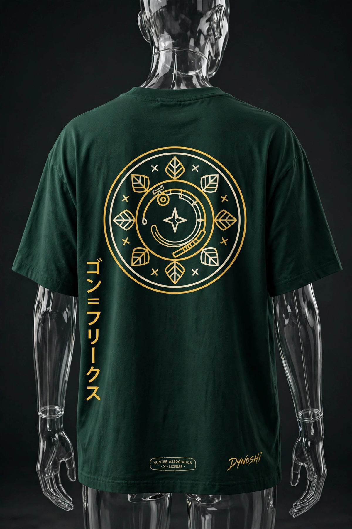 Gon Freecss - Hunter License Crest - Premium Oversized Anime T-Shirt - DYNOSHI