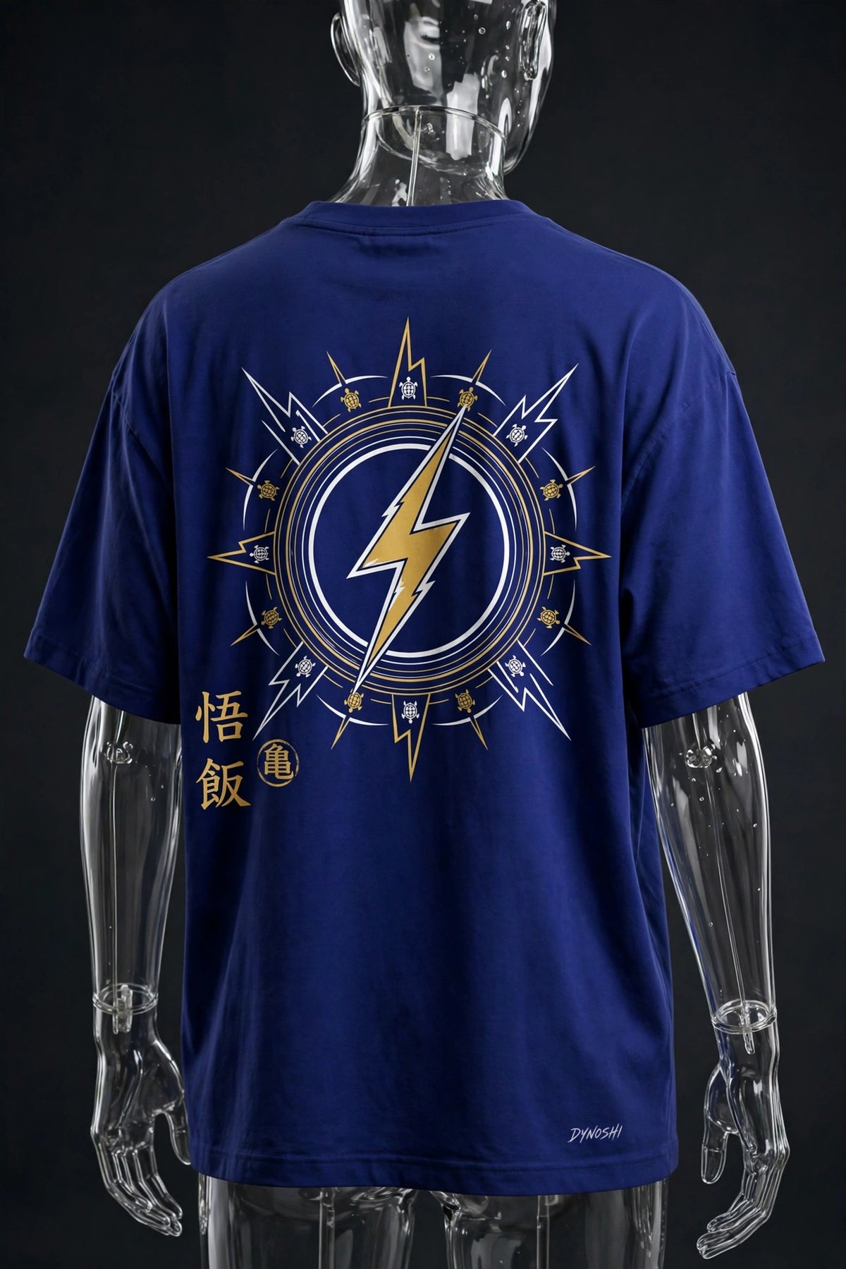 Gohan - Lightning Crest - Premium Oversized Anime T-Shirt - DYNOSHI