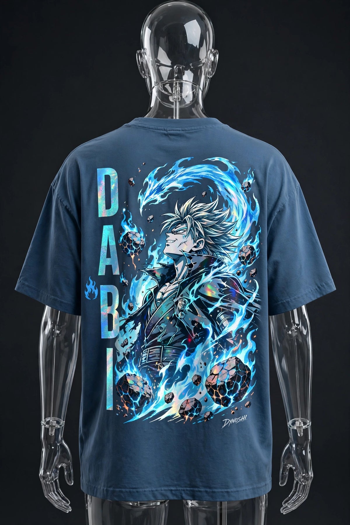 Dabi - Inferno Mastery - Premium Oversized Anime T-Shirt - DYNOSHI