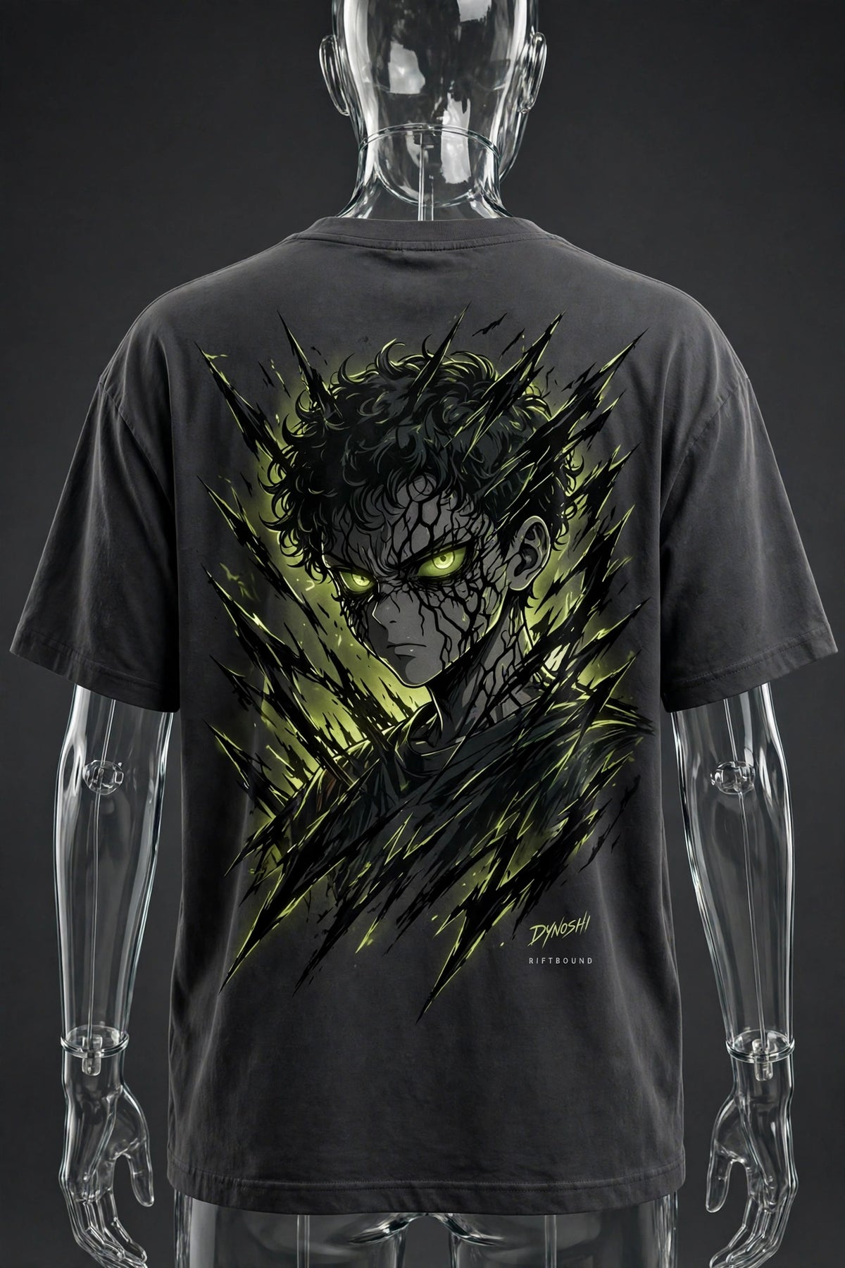 Tovan - Wind Corruption - Premium Oversized Anime T-Shirt - DYNOSHI