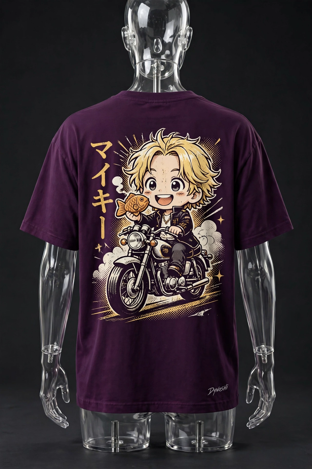 Mikey - Chibi Rider - Premium Oversized Anime T-Shirt - DYNOSHI
