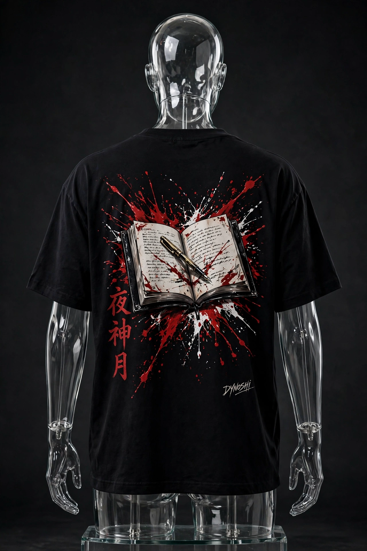 Light Yagami - Death Note Book Arsenal - Premium Oversized Anime T-Shirt - DYNOSHI