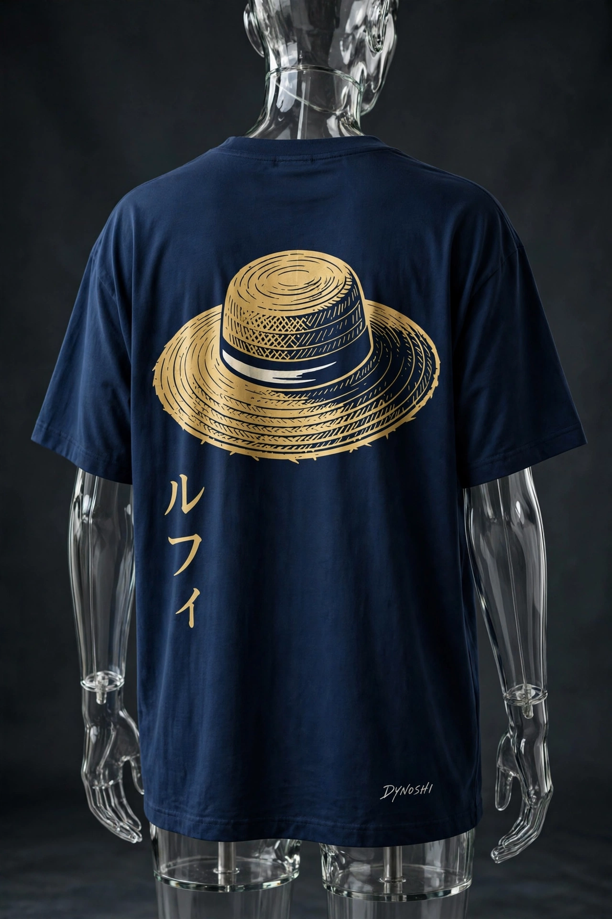 Monkey D. Luffy - Straw Hat Emblem - Premium Oversized Anime T-Shirt - DYNOSHI