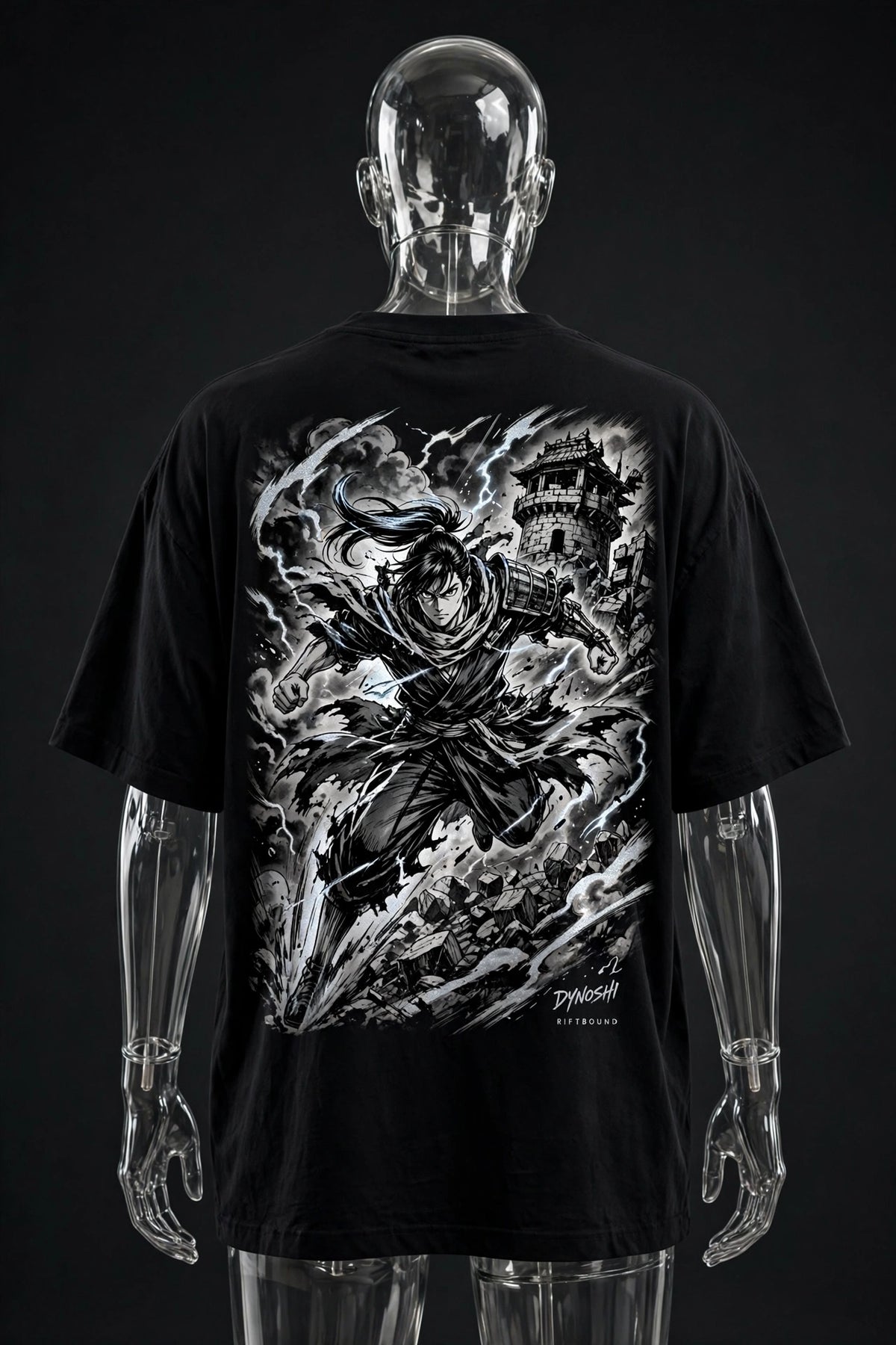Soren - Storm Stance - Premium Oversized Anime T-Shirt - DYNOSHI