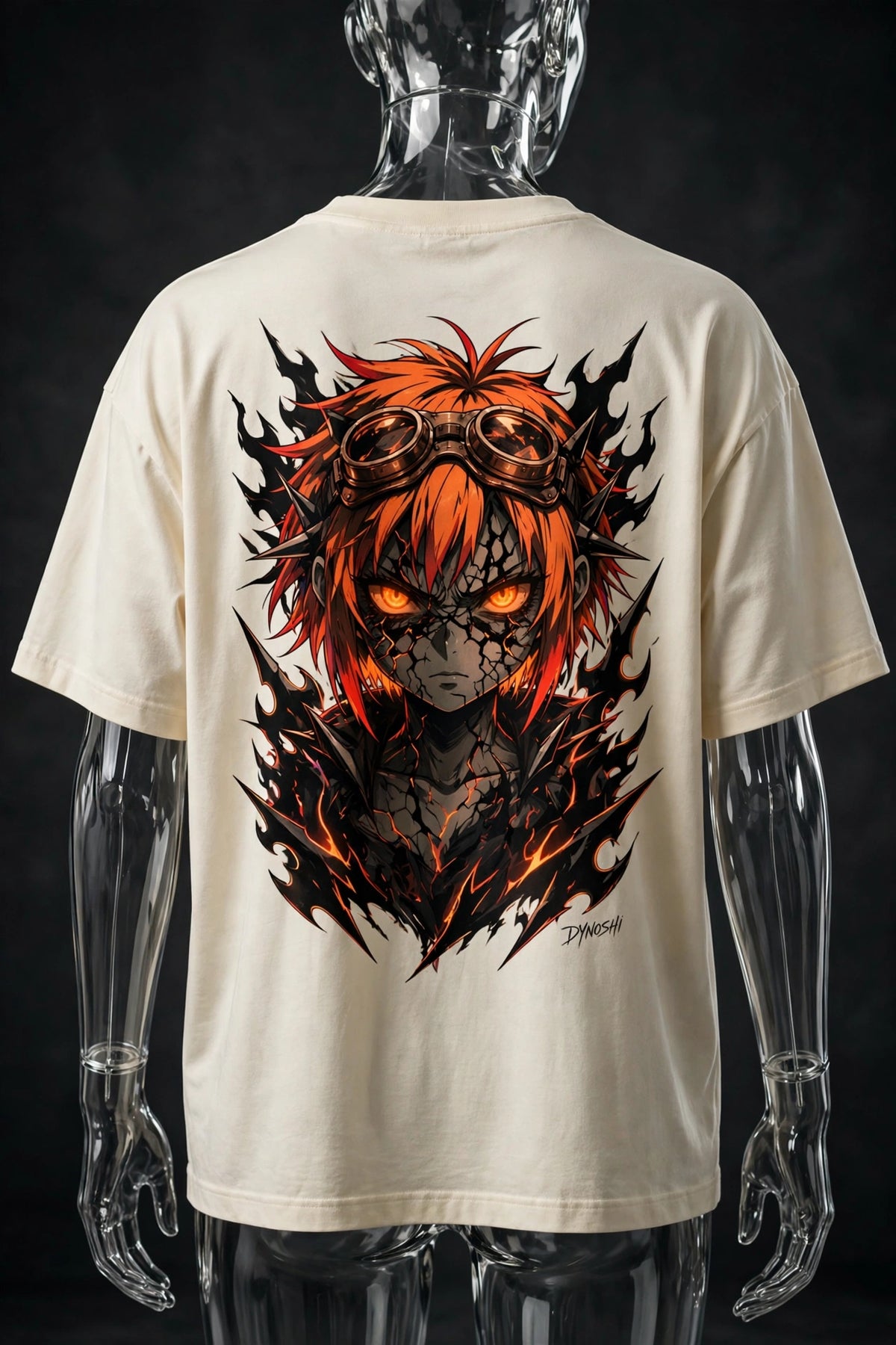 Mira - Ember Corruption - Premium Oversized Anime T-Shirt - DYNOSHI