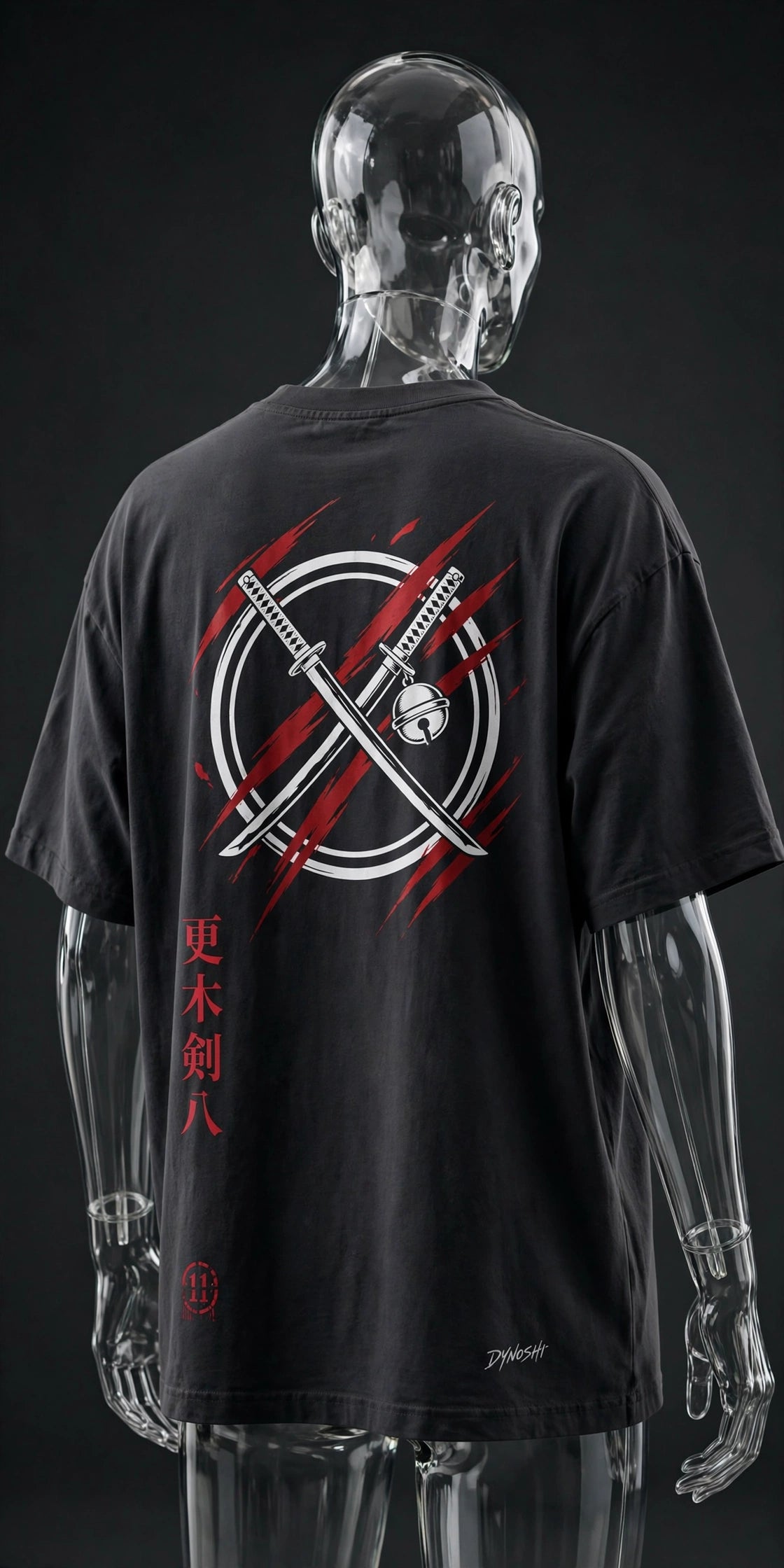 Kenpachi Zaraki - Blade Crest Emblem - Premium Oversized Anime T-Shirt - DYNOSHI