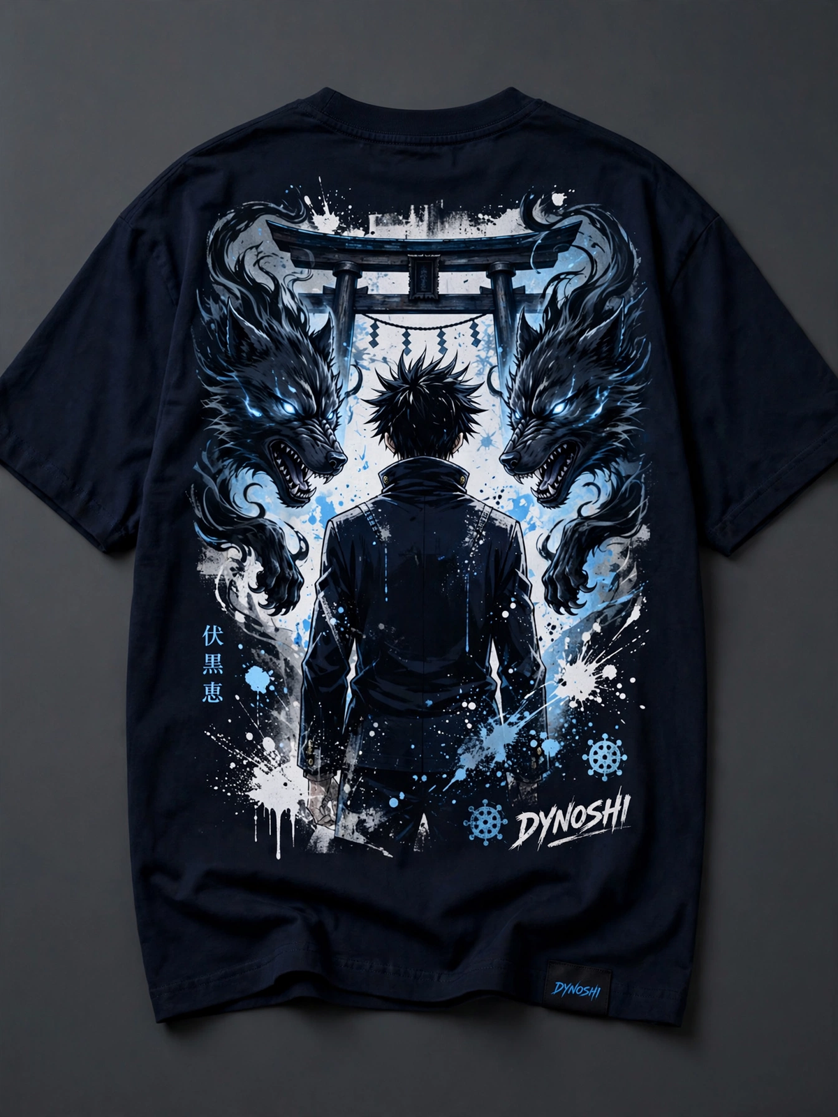 Megumi Fushiguro - Premium Oversized Anime T-Shirt - DYNOSHI