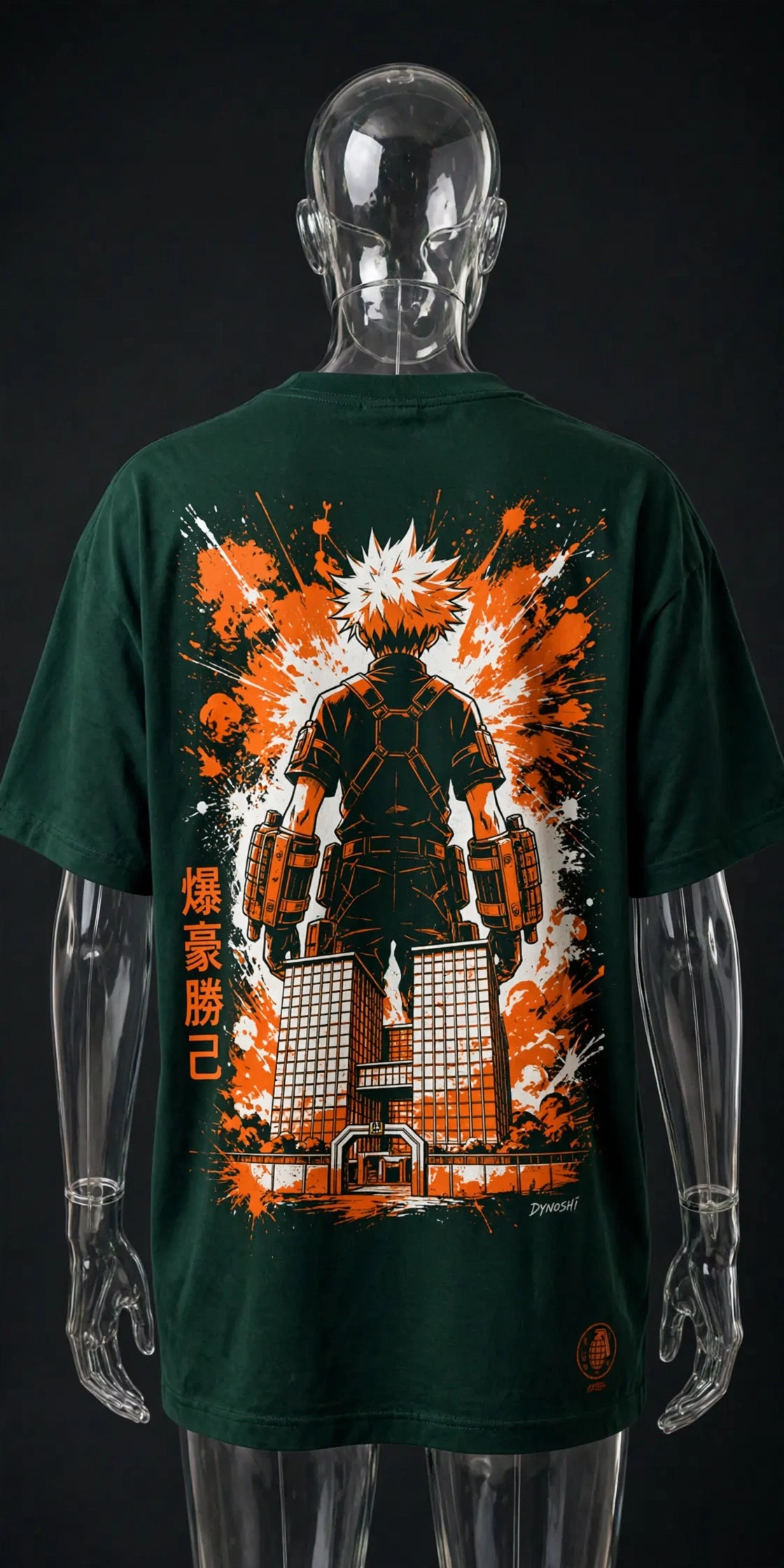 Katsuki Bakugo - U.A. Dawn Blast - Premium Oversized Anime T-Shirt - DYNOSHI