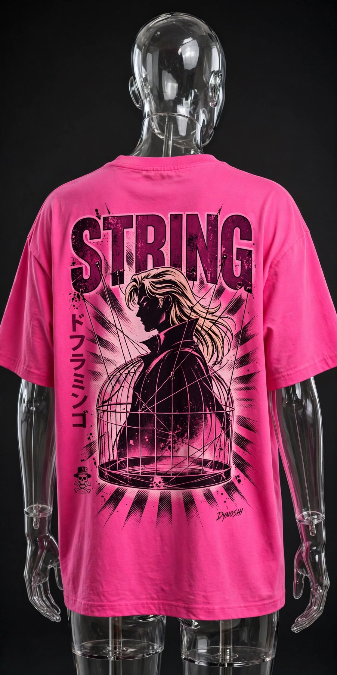Donquixote Doflamingo - String Mantra - Premium Oversized Anime T-Shirt - DYNOSHI