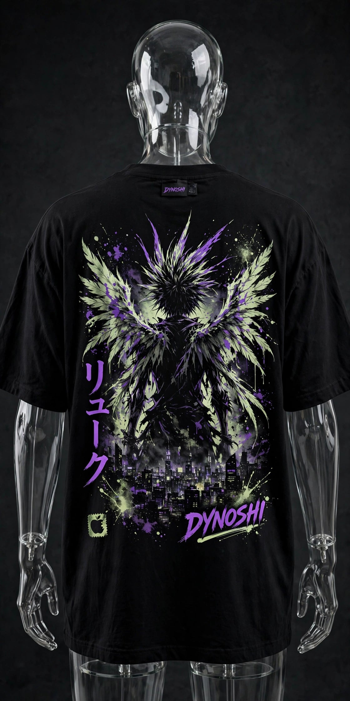 Ryuk - Shinigami Above - Premium Oversized Anime T-Shirt - DYNOSHI