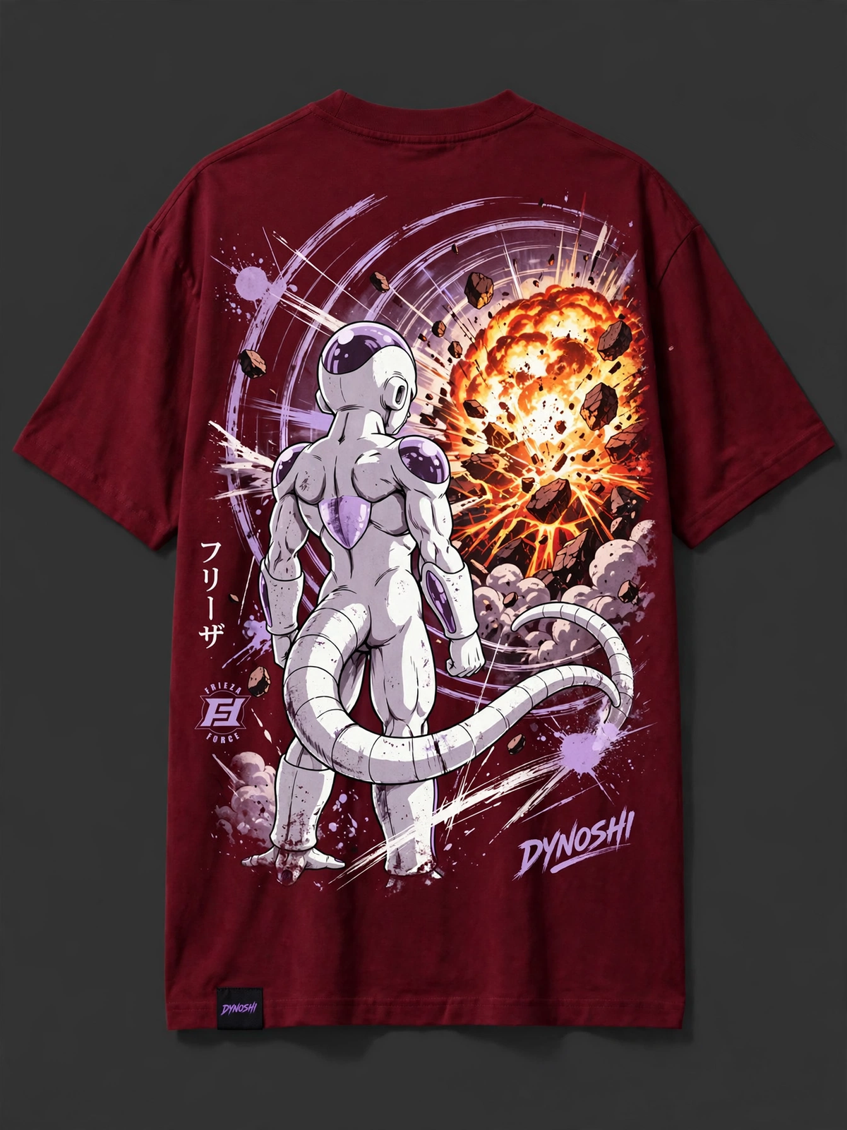Frieza - Premium Oversized Anime T-Shirt - DYNOSHI