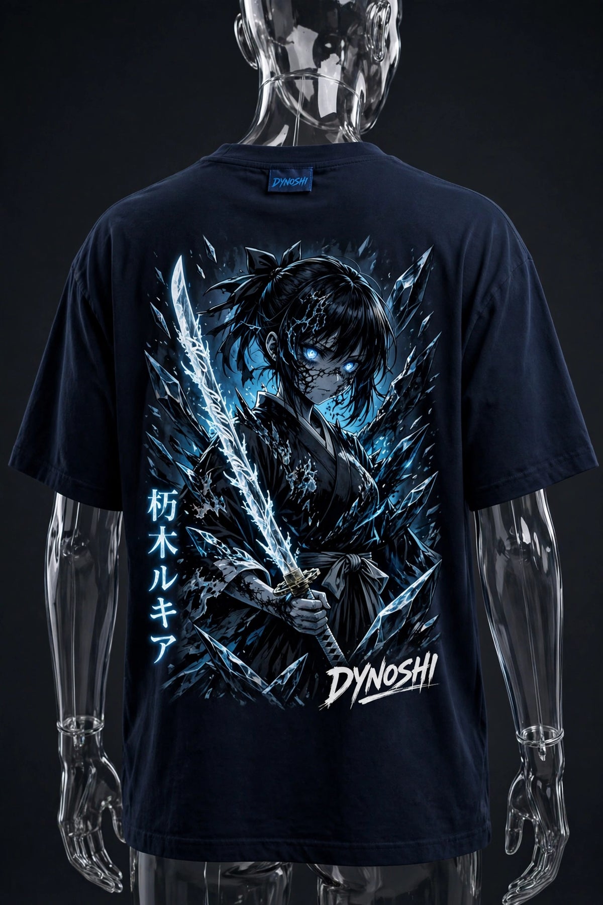 RUKIA KUCHIKI - Frost Corruption - Premium Oversized Anime T-Shirt - DYNOSHI