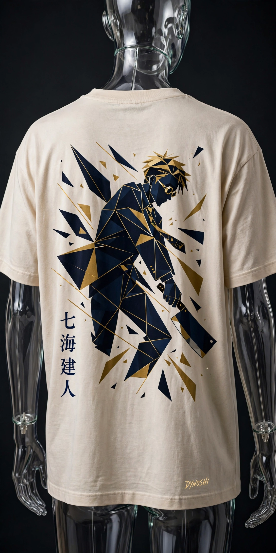 Nanami Kento - Ratio Silhouette Geometry - Premium Oversized Anime T-Shirt - DYNOSHI