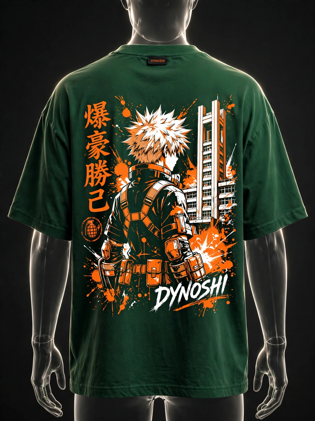 Katsuki Bakugo - Premium Oversized Anime T-Shirt - DYNOSHI