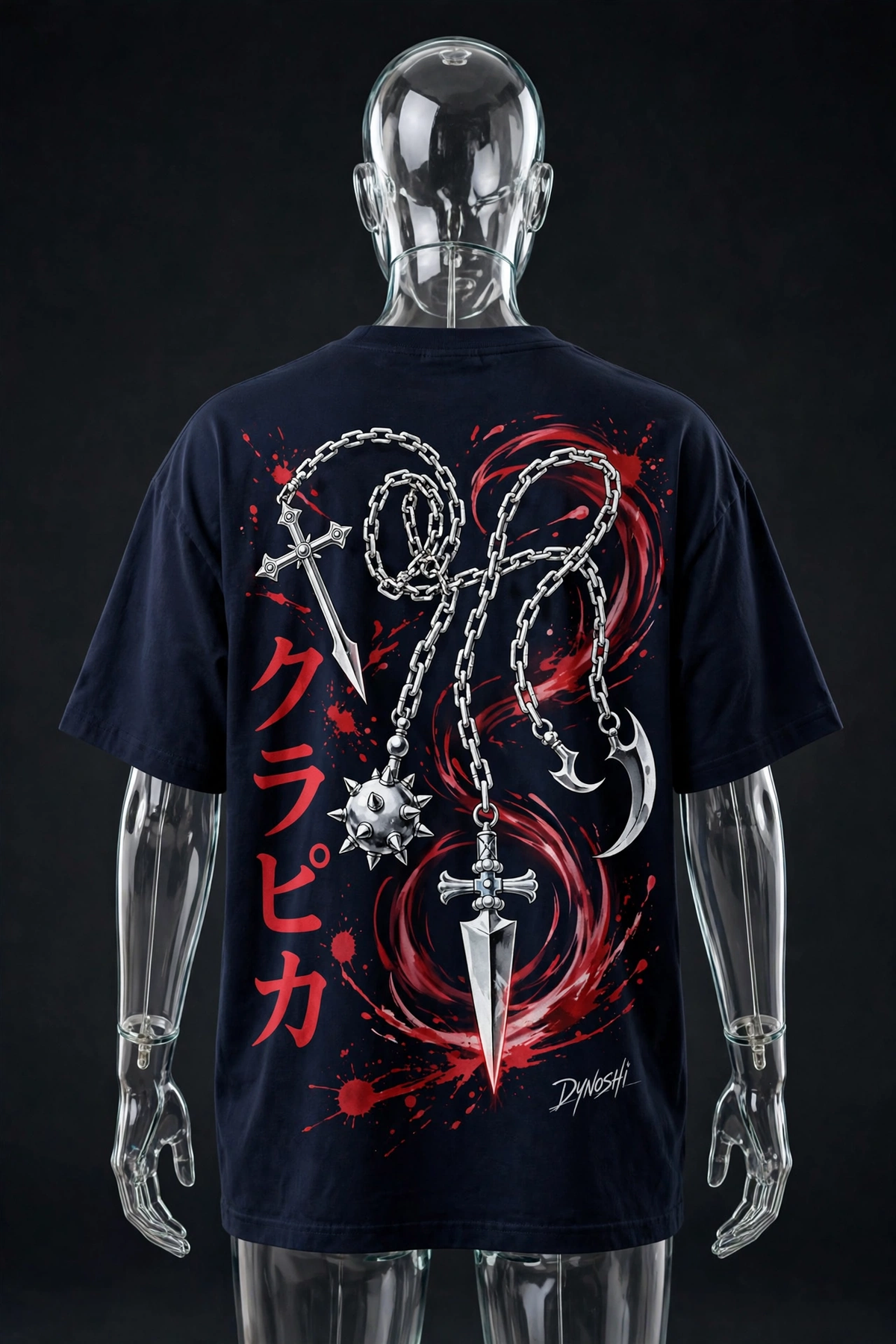 Kurapika - Judgment Chain Arsenal - Premium Oversized Anime T-Shirt - DYNOSHI