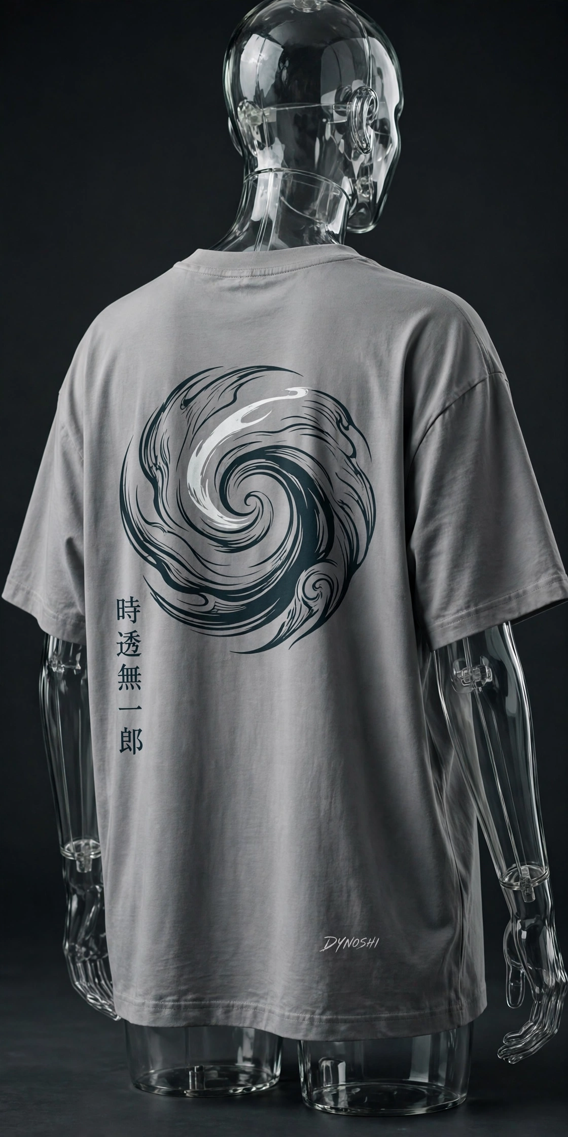 Muichiro Tokito - Mist Swirl Emblem - Premium Oversized Anime T-Shirt - DYNOSHI
