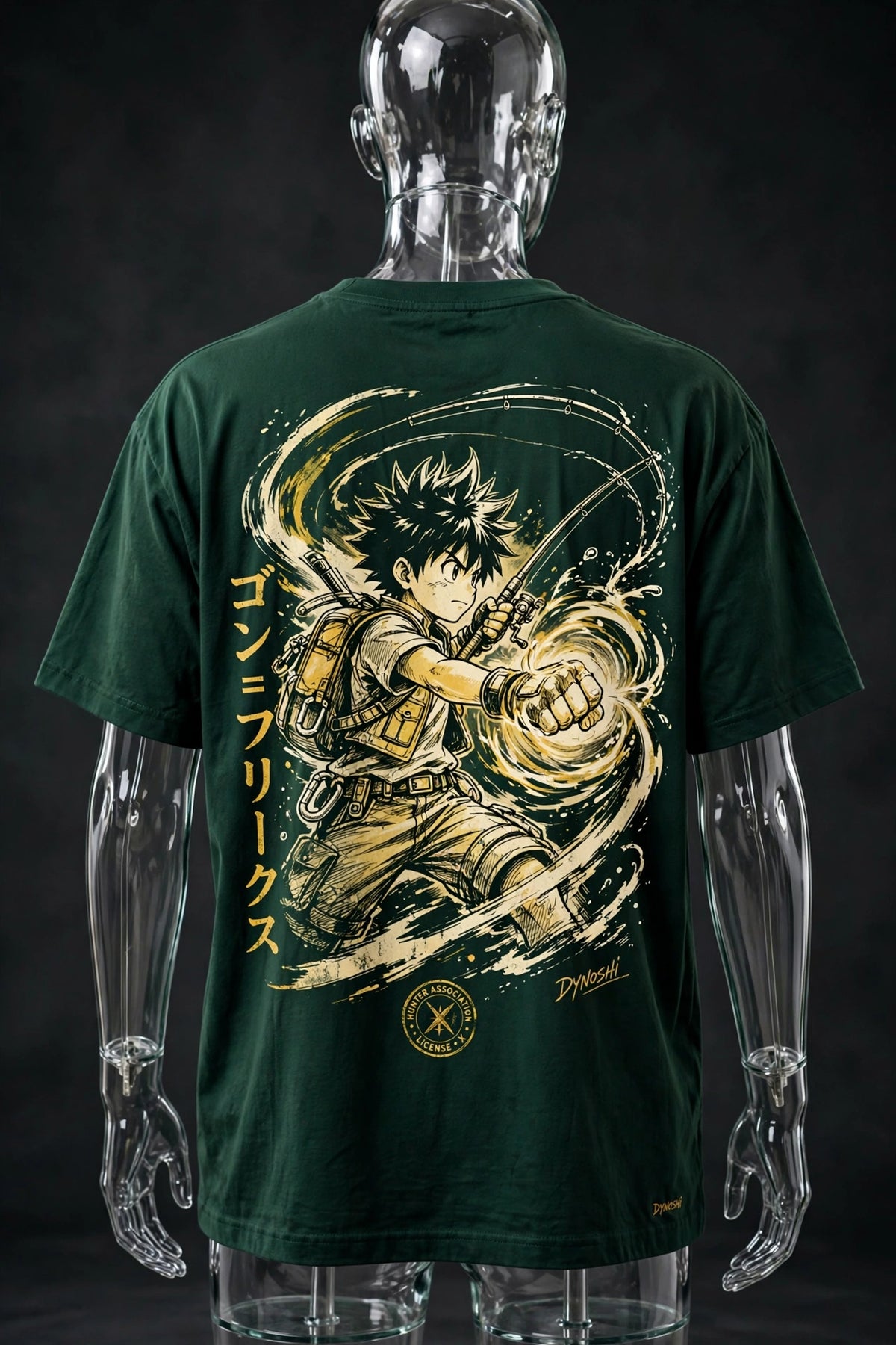 Gon Freecss - Jajanken Strike - Premium Oversized Anime T-Shirt - DYNOSHI