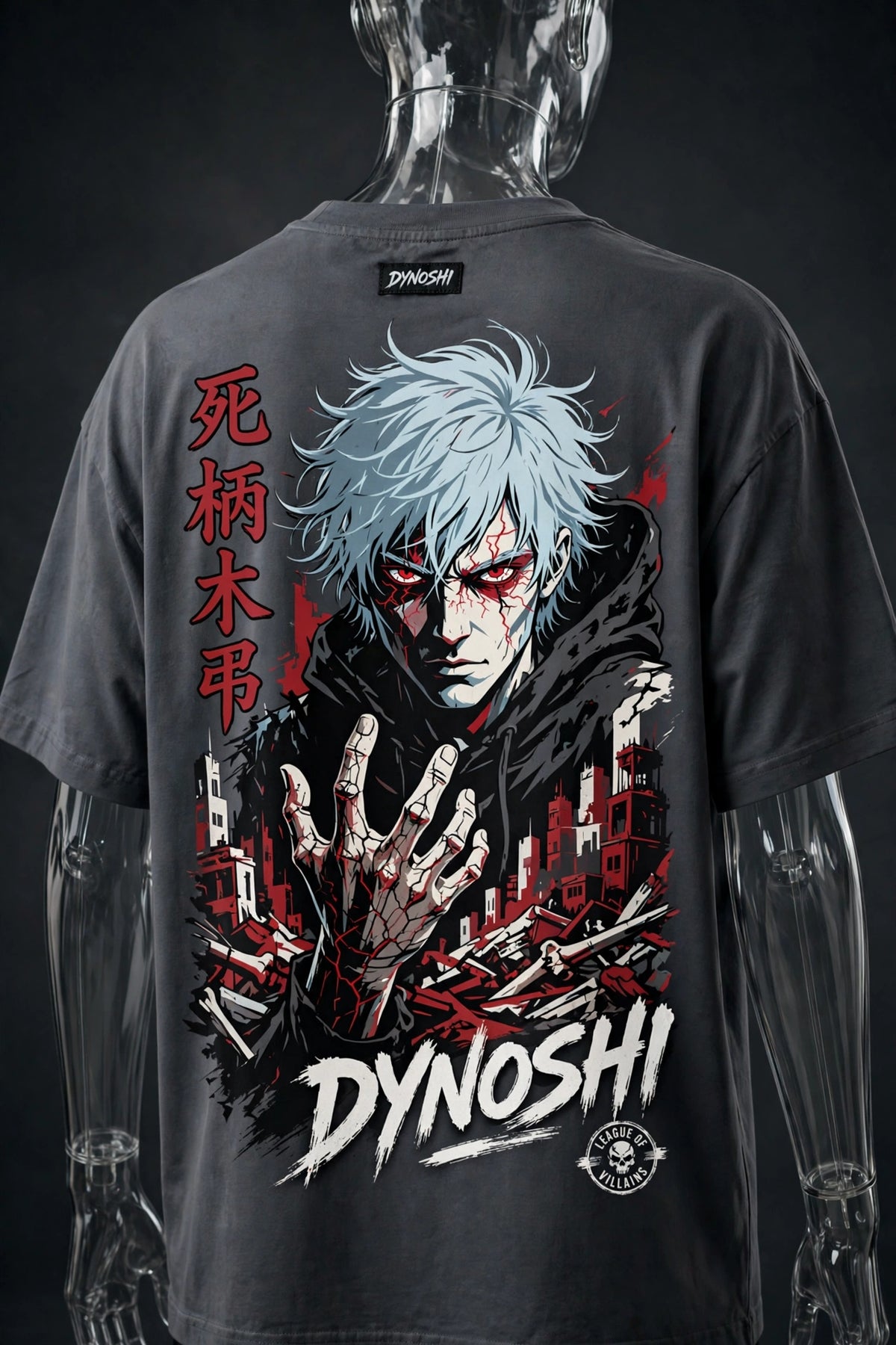Tomura Shigaraki - Decay's King - Premium Oversized Anime T-Shirt - DYNOSHI