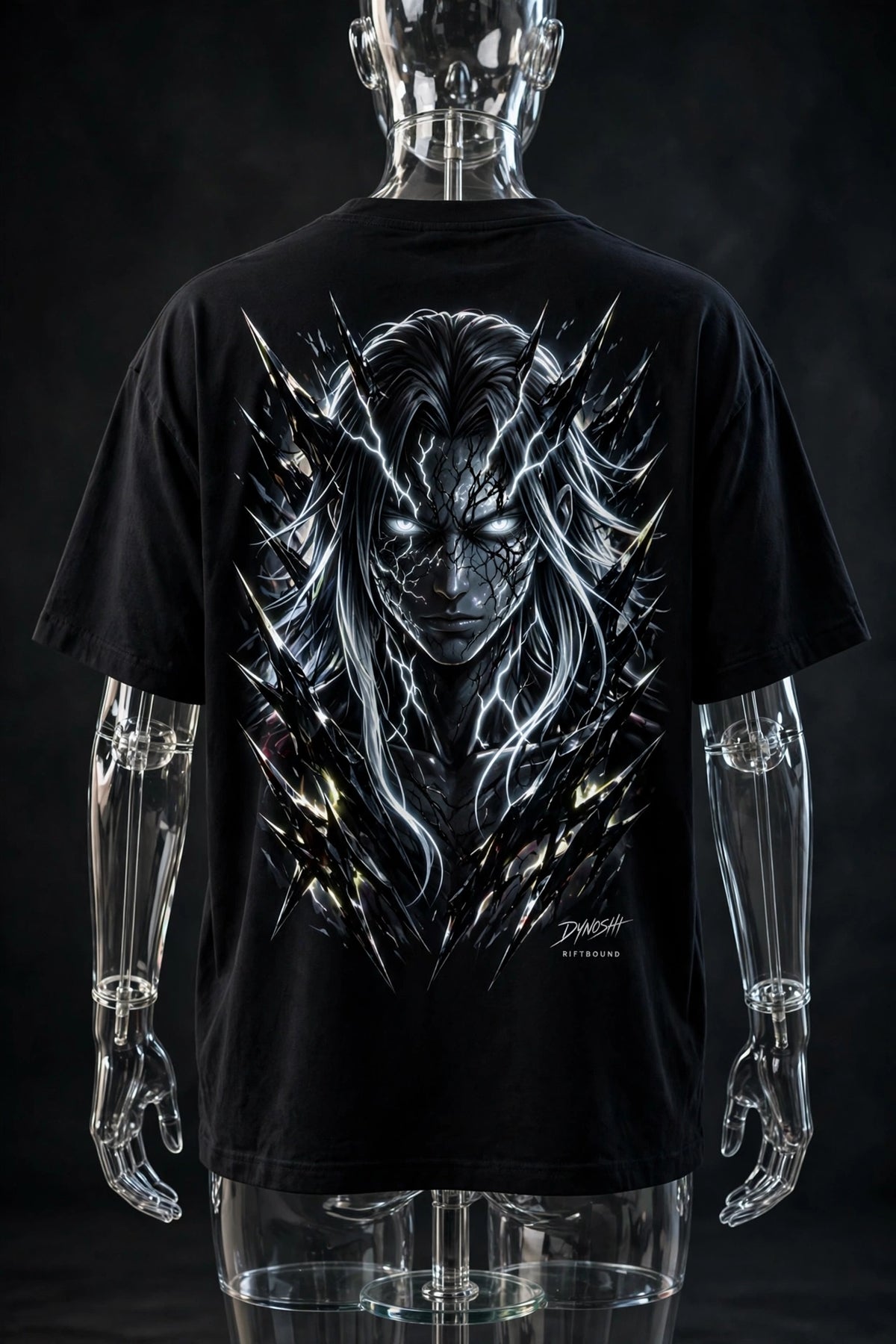 Soren - Storm Corruption - Premium Oversized Anime T-Shirt - DYNOSHI