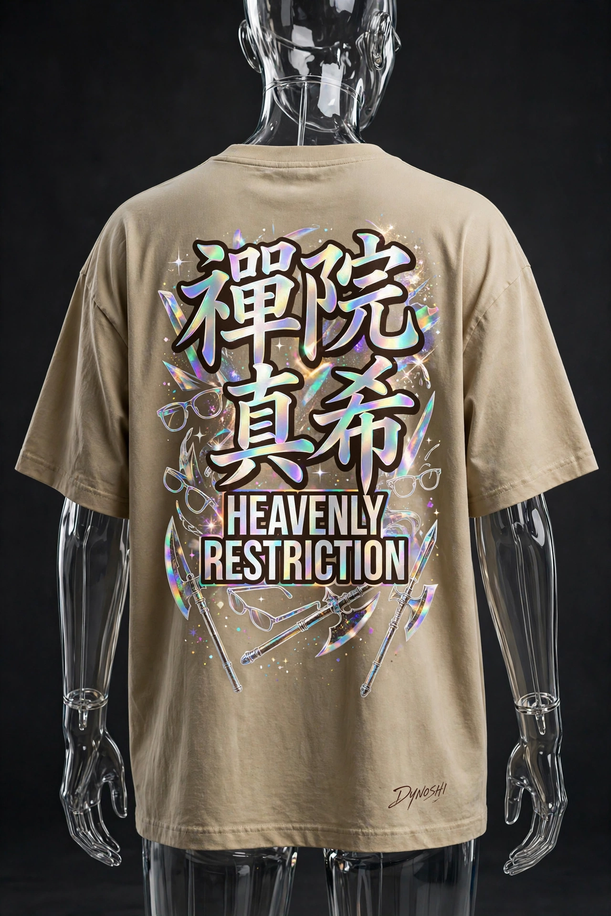 Maki Zenin - Heavenly Restriction Mantra - Premium Oversized Anime T-Shirt - DYNOSHI