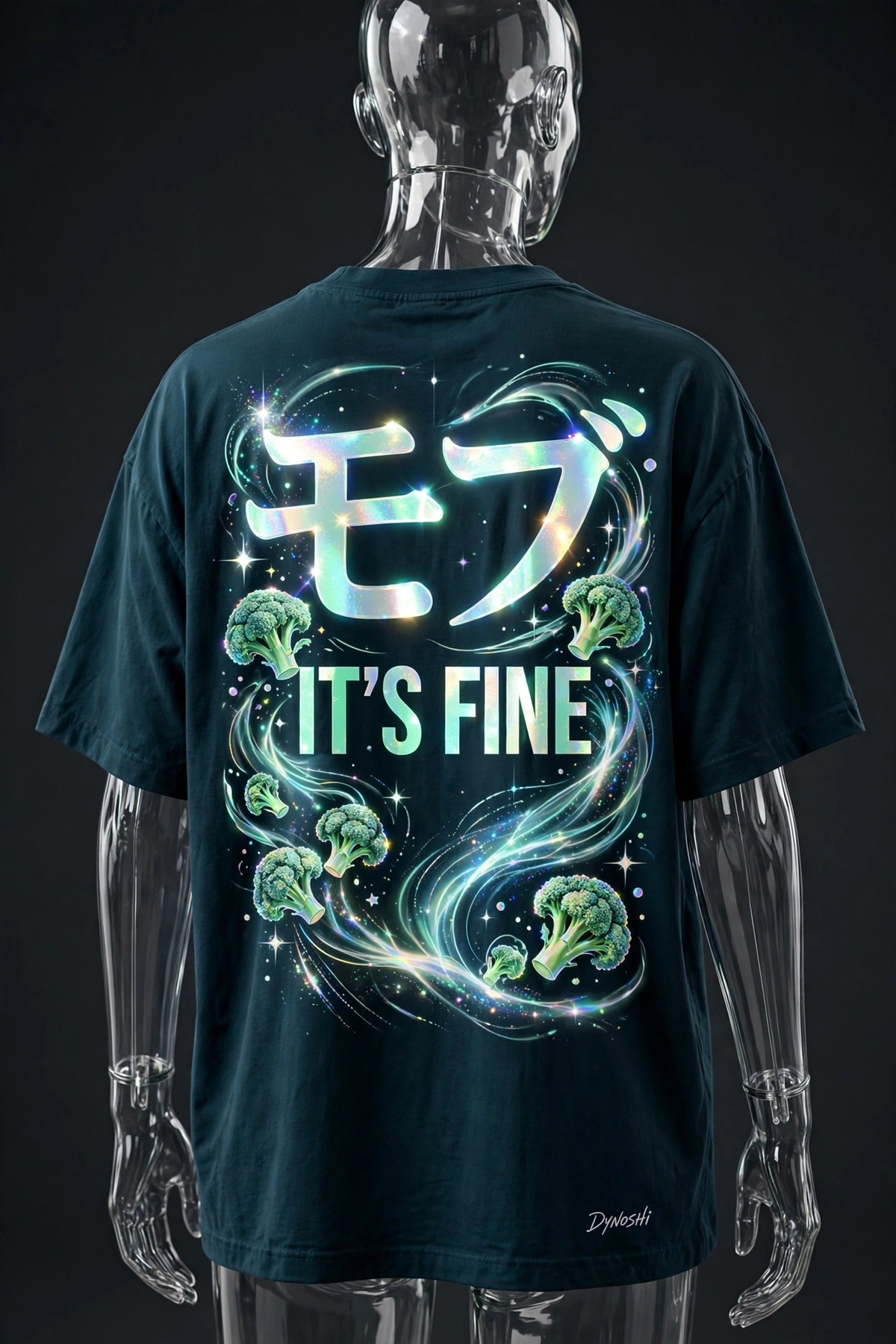 Mob Shigeo - Its Fine Mantra - Premium Oversized Anime T-Shirt - DYNOSHI