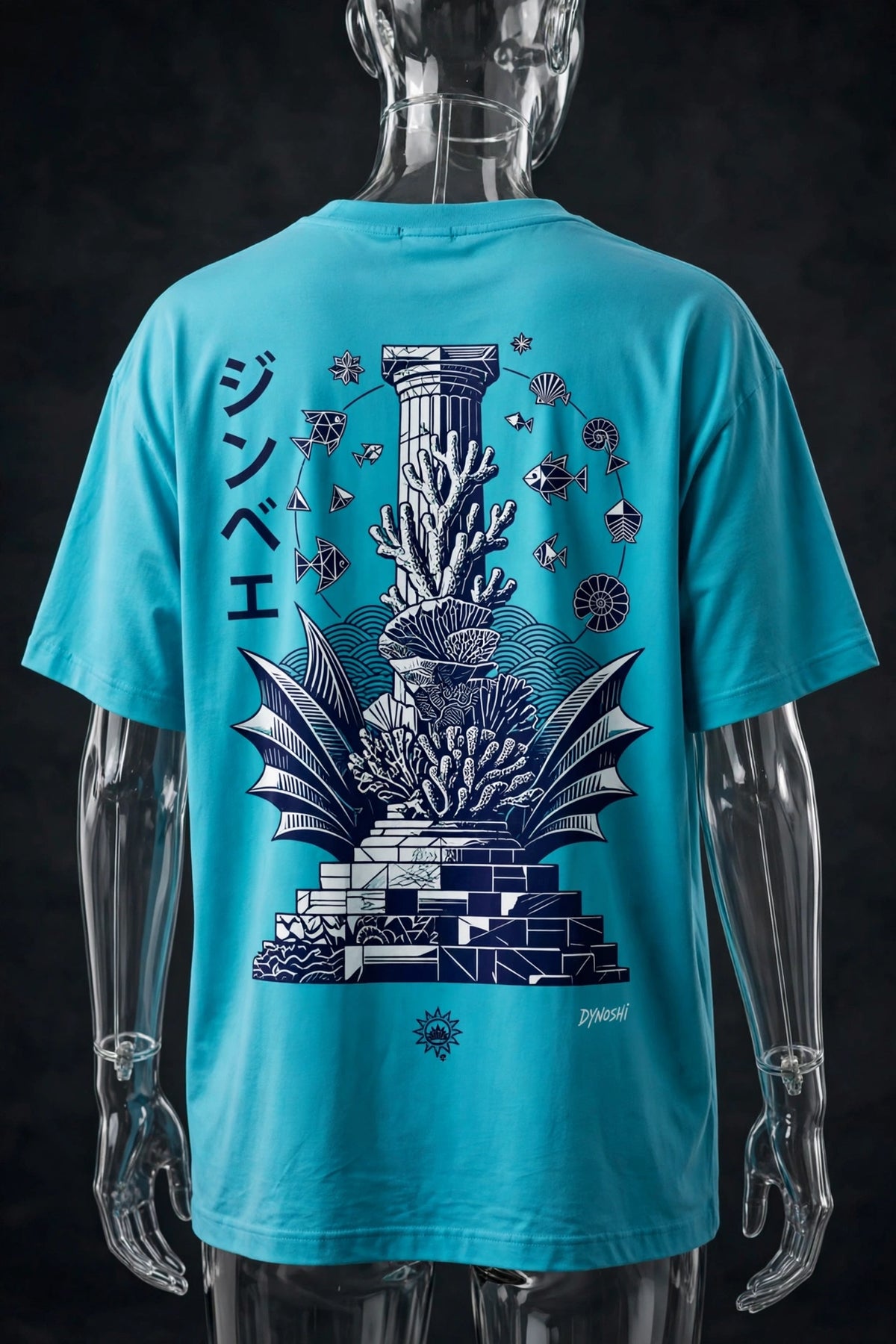 Jinbe - Coral Monument - Premium Oversized Anime T-Shirt - DYNOSHI