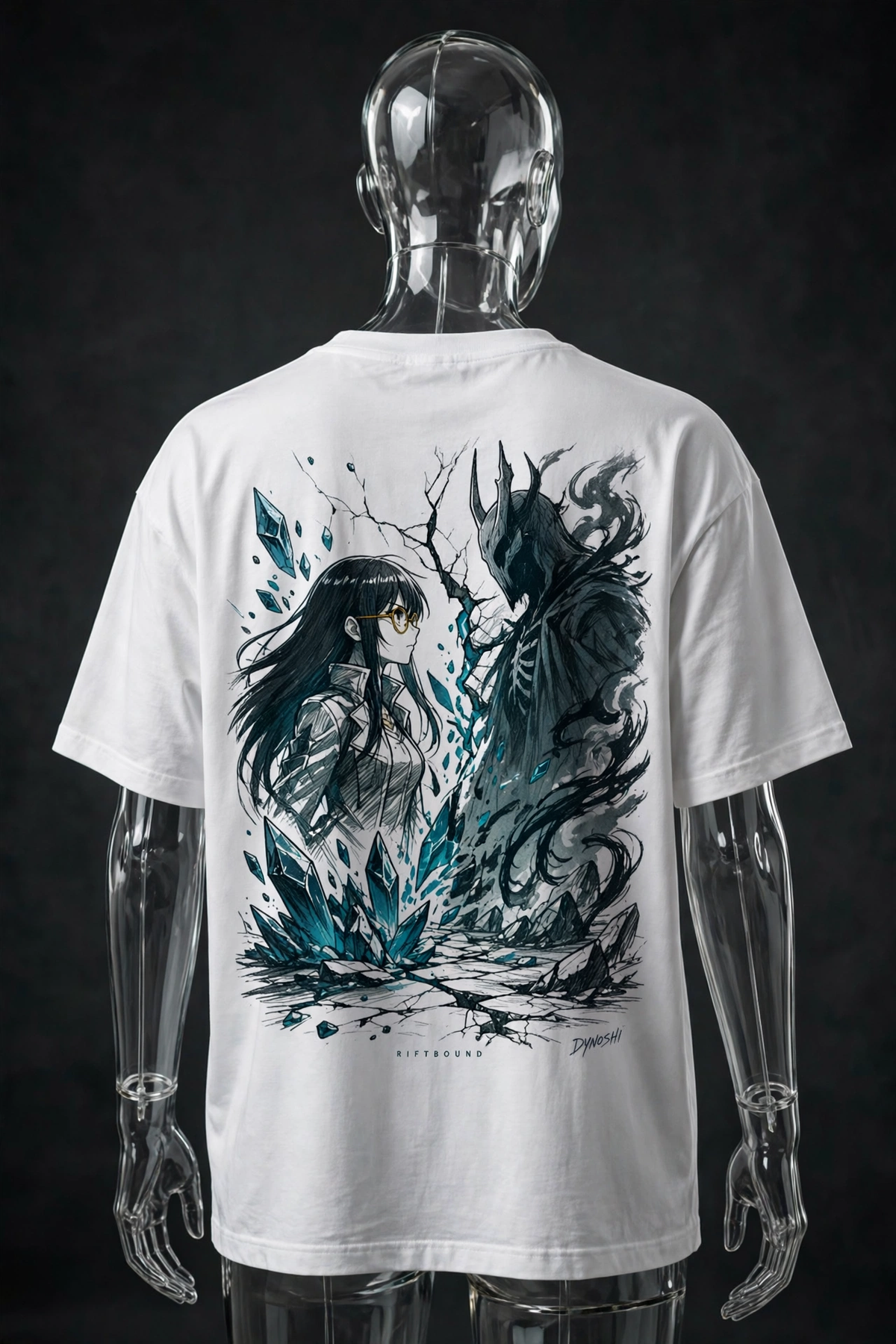 Eira - Rift Confrontation - Premium Oversized Anime T-Shirt - DYNOSHI
