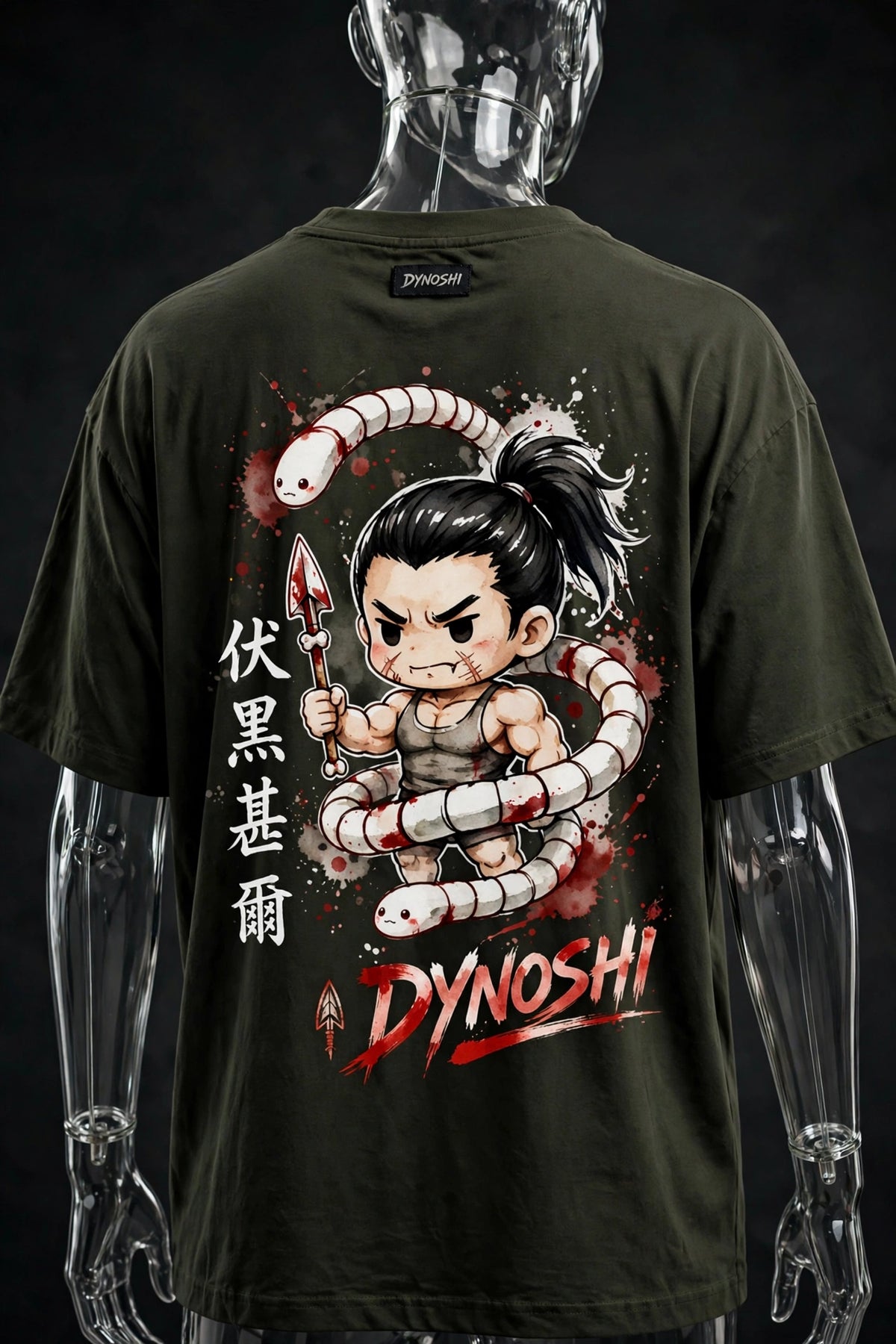 Toji Fushiguro - Little Sorcerer Killer - Premium Oversized Anime T-Shirt - DYNOSHI