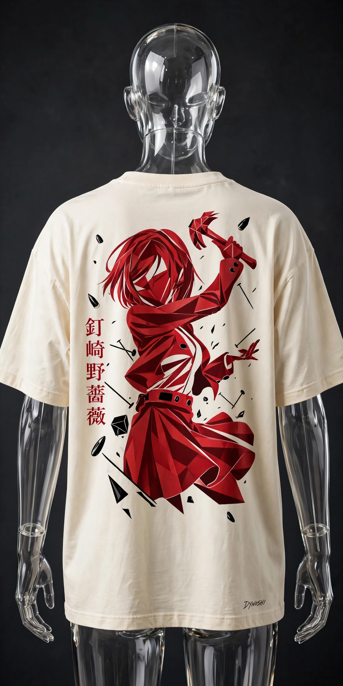 Nobara Kugisaki - Nail Strike Geometry - Premium Oversized Anime T-Shirt - DYNOSHI