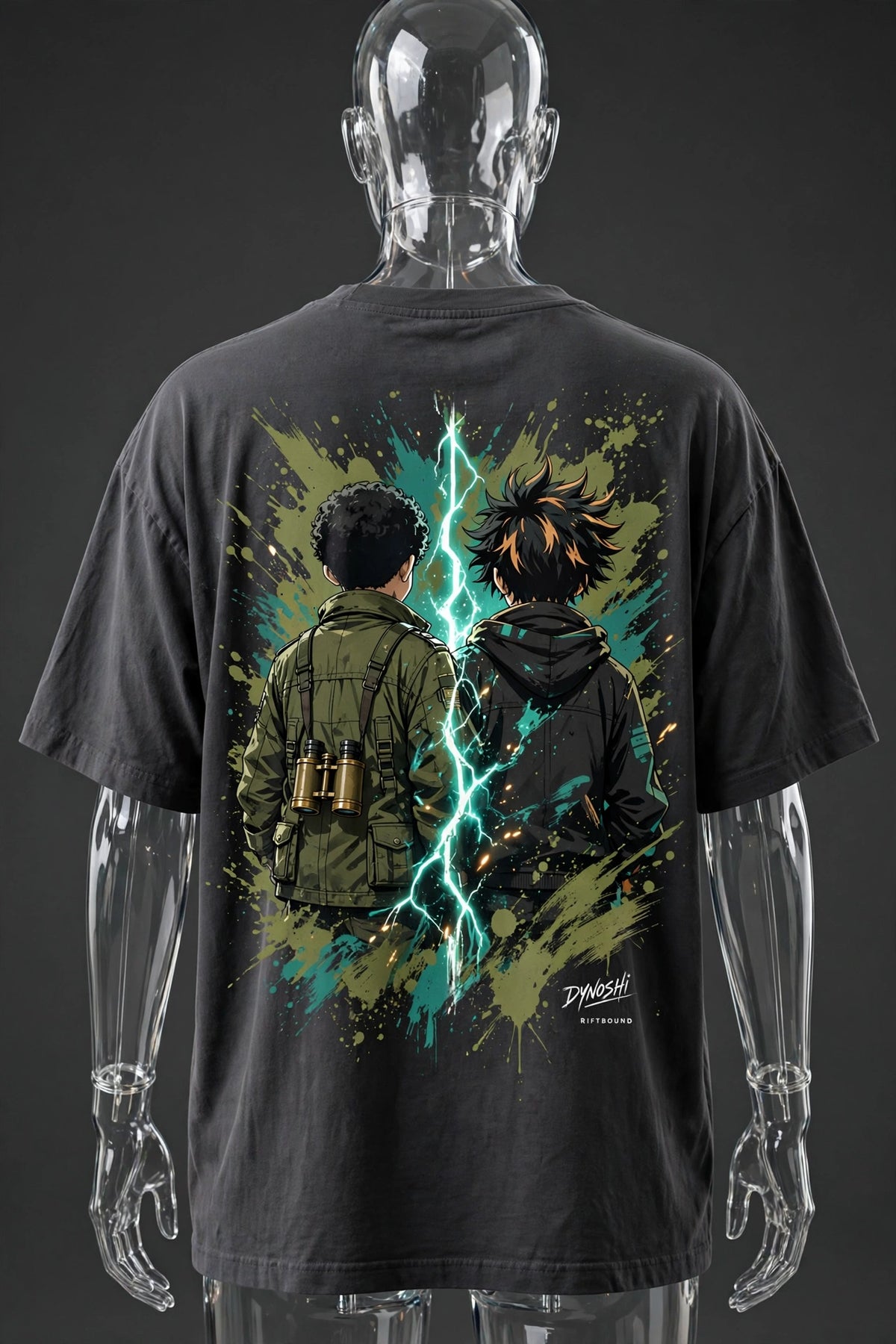 Tovan - Storm Brothers - Premium Oversized Anime T-Shirt - DYNOSHI