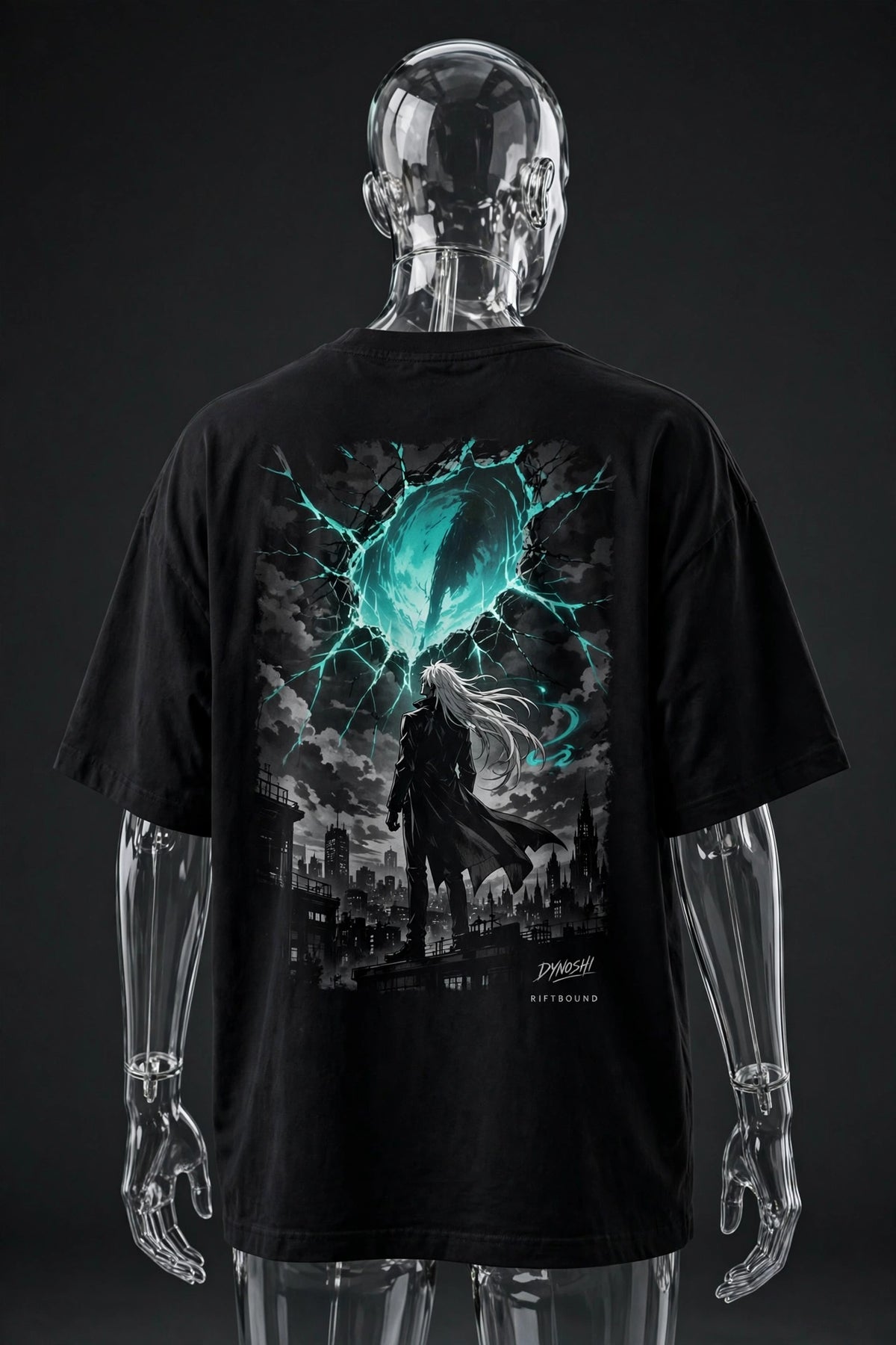 VEYDRAN - The Rift Opens - Premium Oversized Anime T-Shirt - DYNOSHI