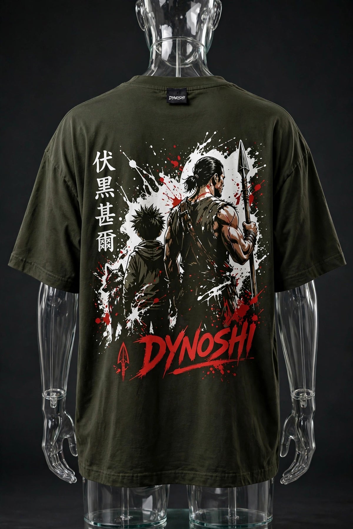 Toji Fushiguro - Blood Ties - Premium Oversized Anime T-Shirt - DYNOSHI
