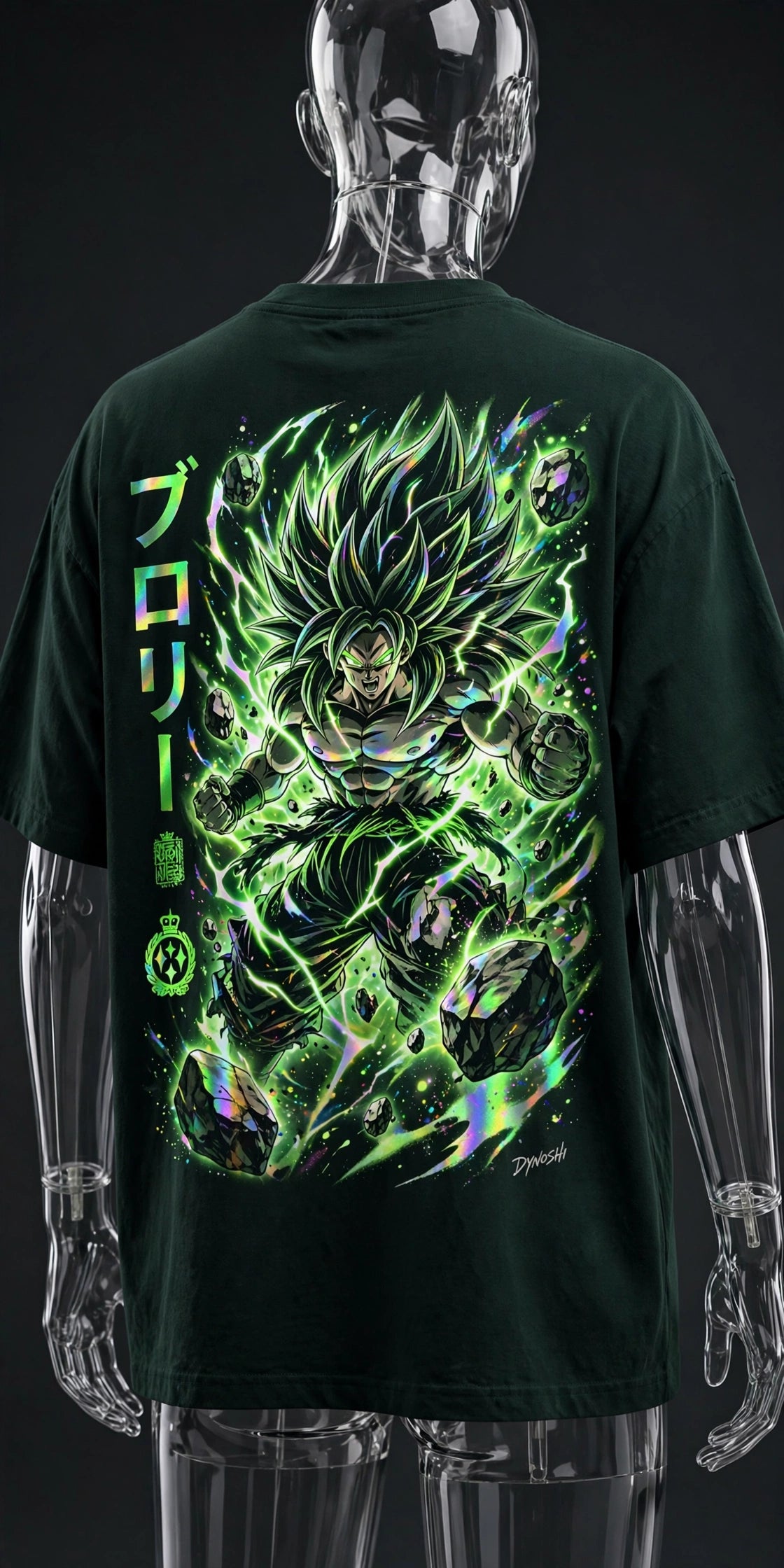 Broly - Berserker Ascension - Premium Oversized Anime T-Shirt - DYNOSHI