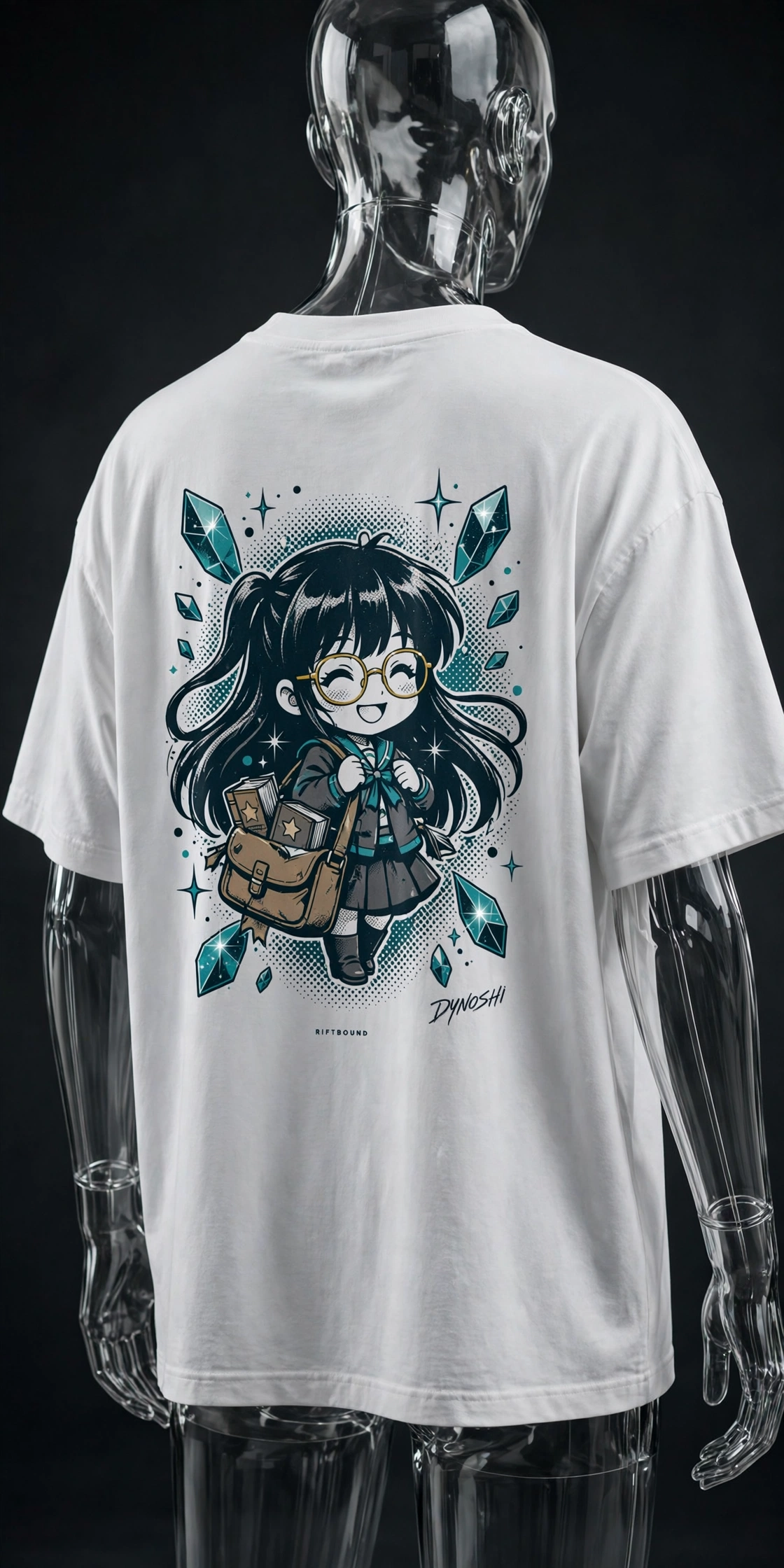 Eira - Scholar Chibi - Premium Oversized Anime T-Shirt - DYNOSHI