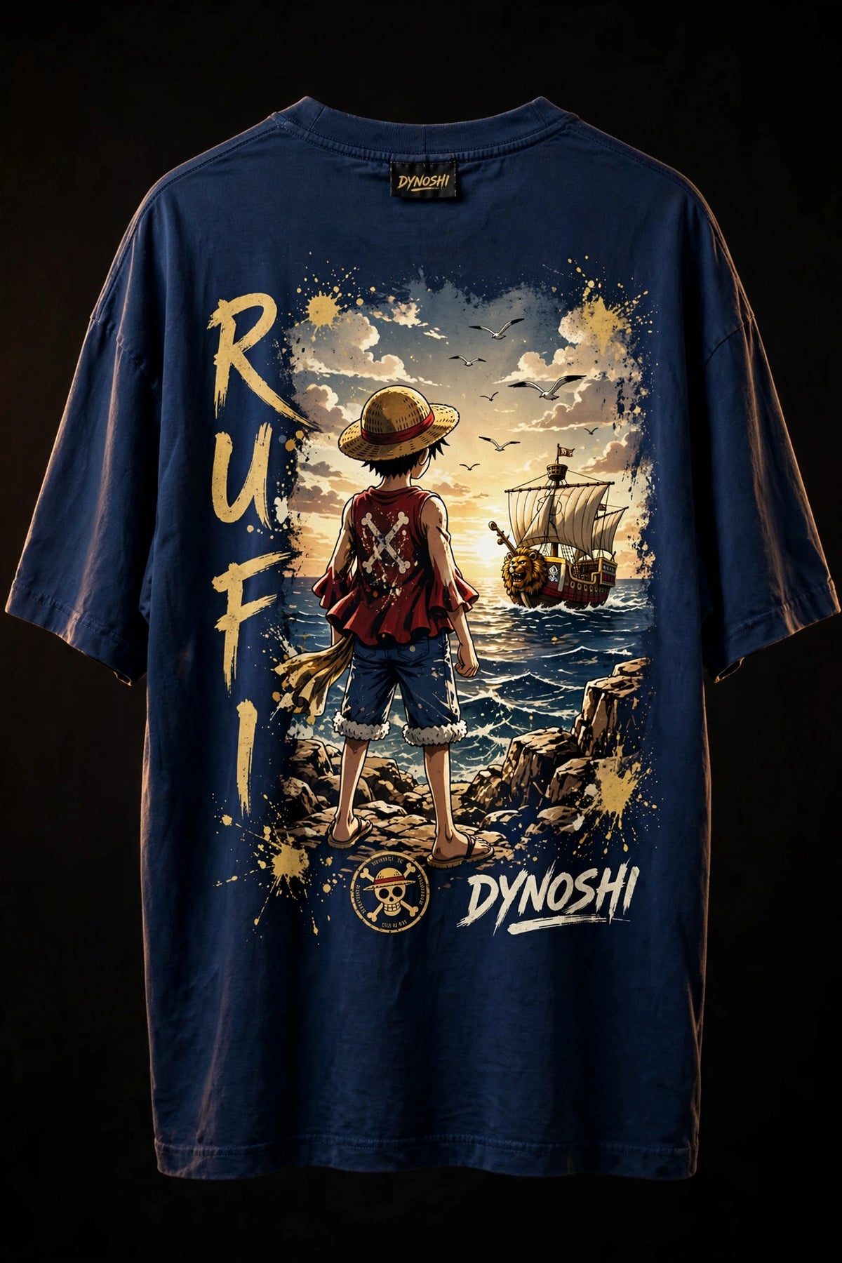 Monkey D. Luffy - Premium Oversized Anime T-Shirt - DYNOSHI