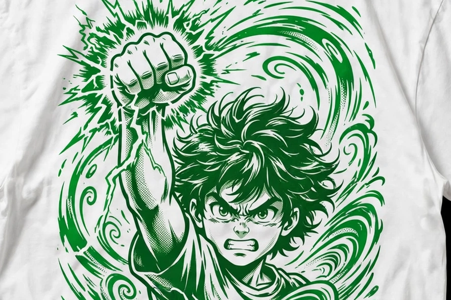 Izuku Midoriya - One For All - Back detail