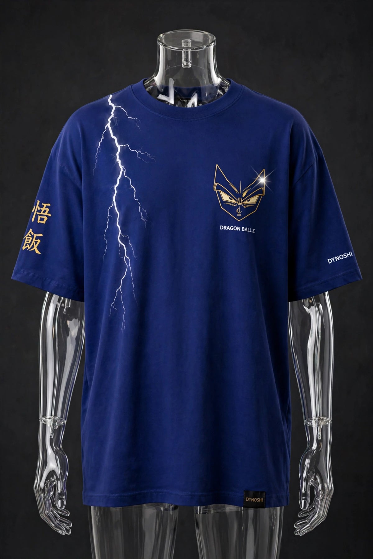 Gohan - Spark Battle Stance - Premium Oversized Anime T-Shirt - DYNOSHI