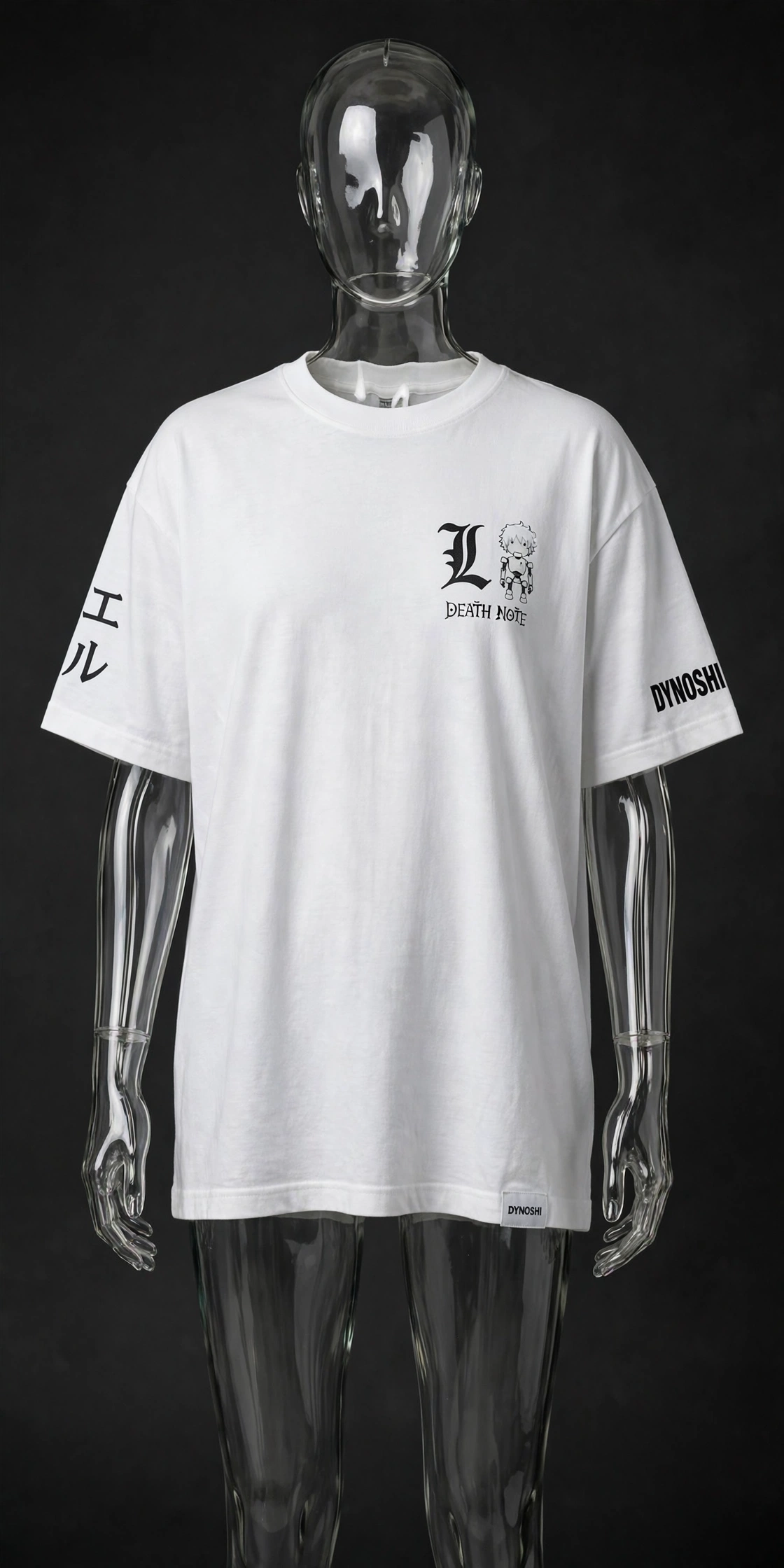 L Lawliet - Heirs of Detection Duo - Premium Oversized Anime T-Shirt - DYNOSHI