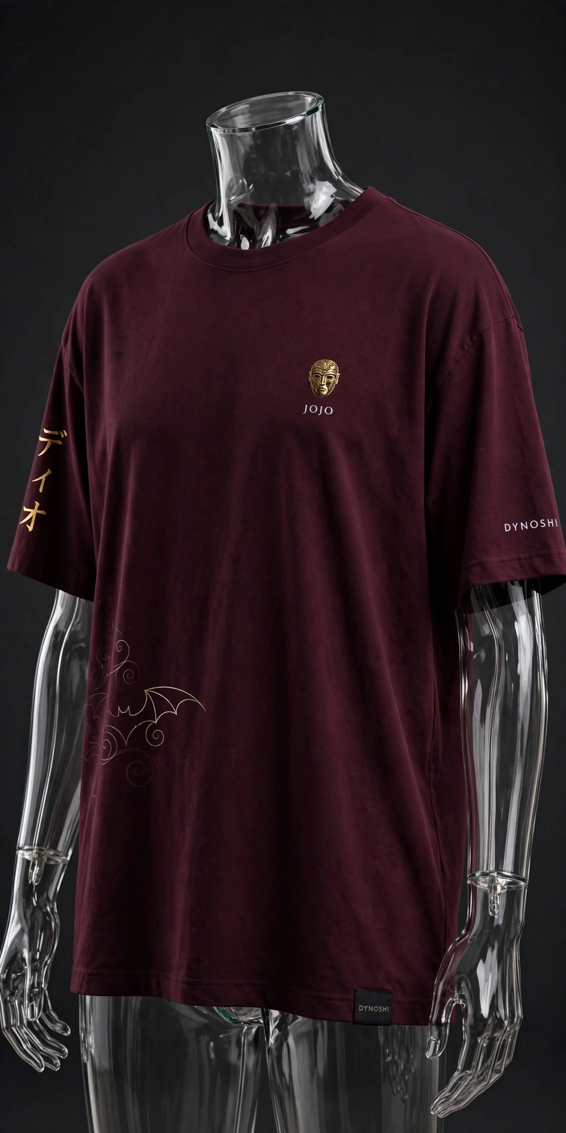 Dio Brando - Golden Moon Silhouette - Premium Oversized Anime T-Shirt - DYNOSHI