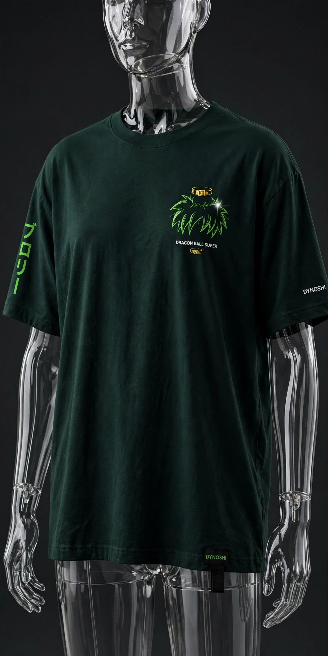 Broly - Golden Collar Monument - Premium Oversized Anime T-Shirt - DYNOSHI