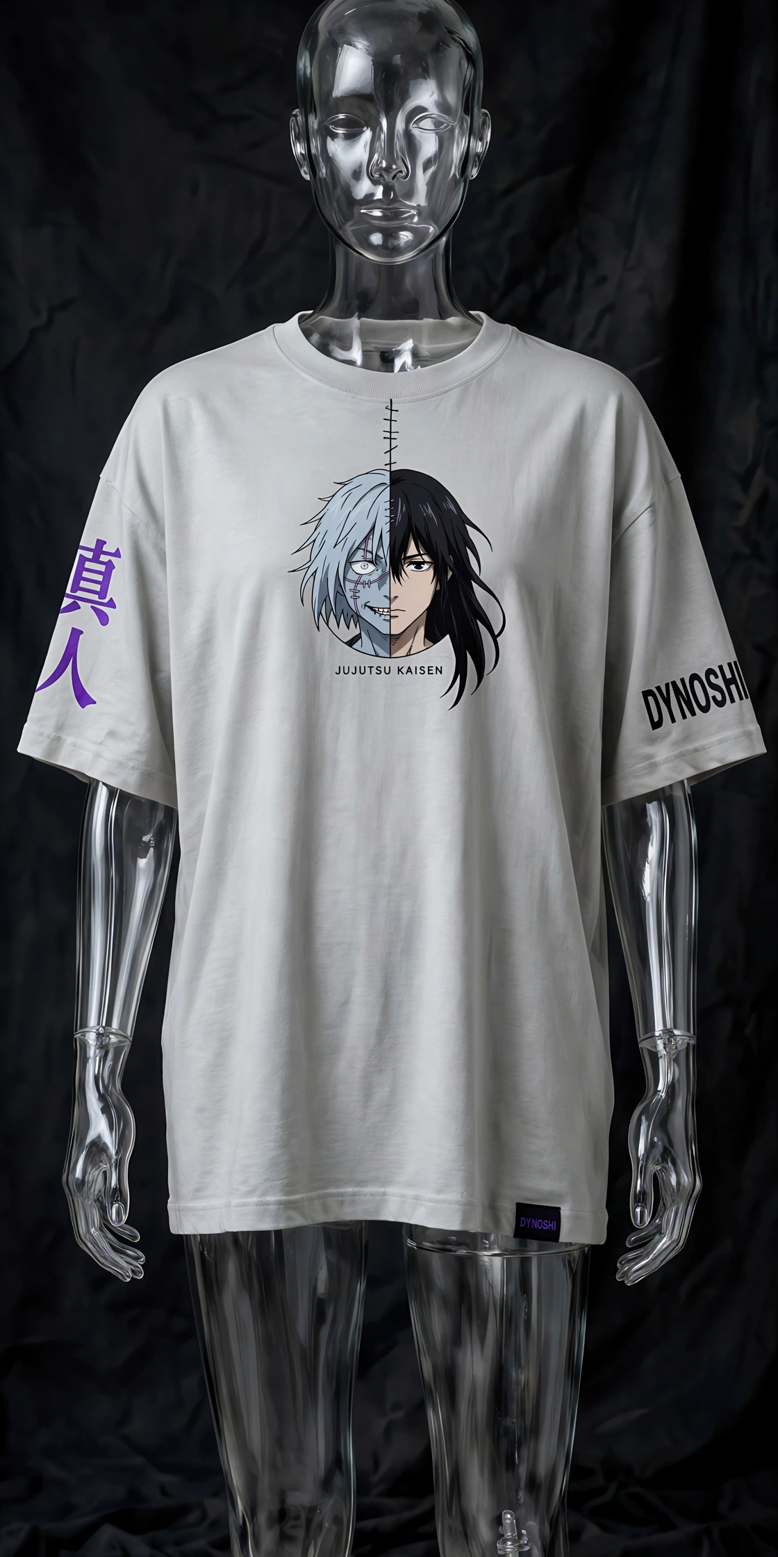 Mahito - Curses' Night Walk Duo - Premium Oversized Anime T-Shirt - DYNOSHI