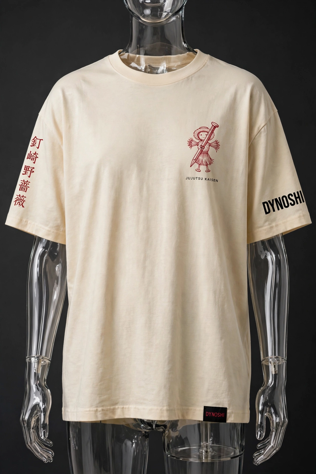 Nobara Kugisaki - Hammer Portrait - Premium Oversized Anime T-Shirt - DYNOSHI