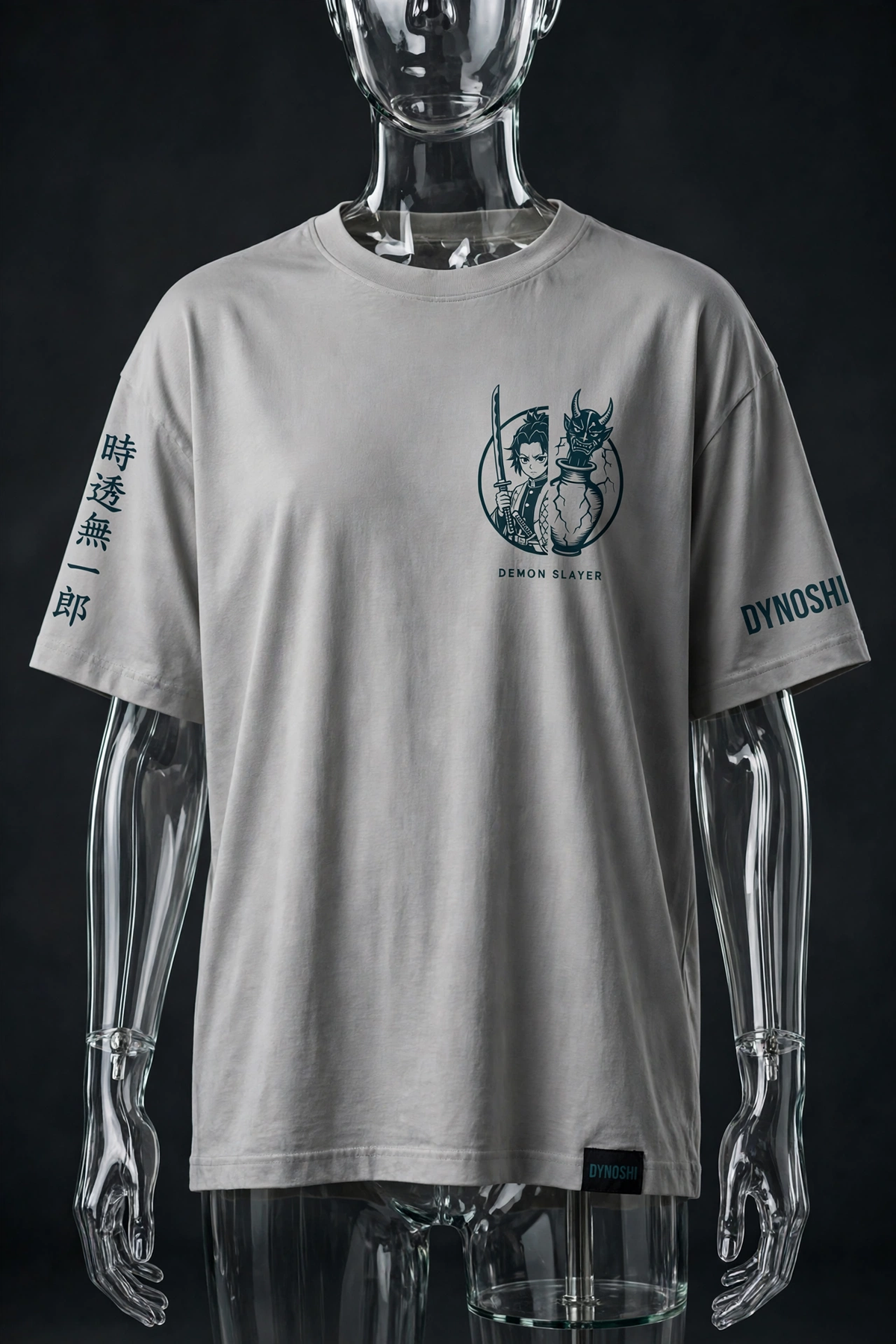Muichiro Tokito - Clash With Gyokko - Premium Oversized Anime T-Shirt - DYNOSHI