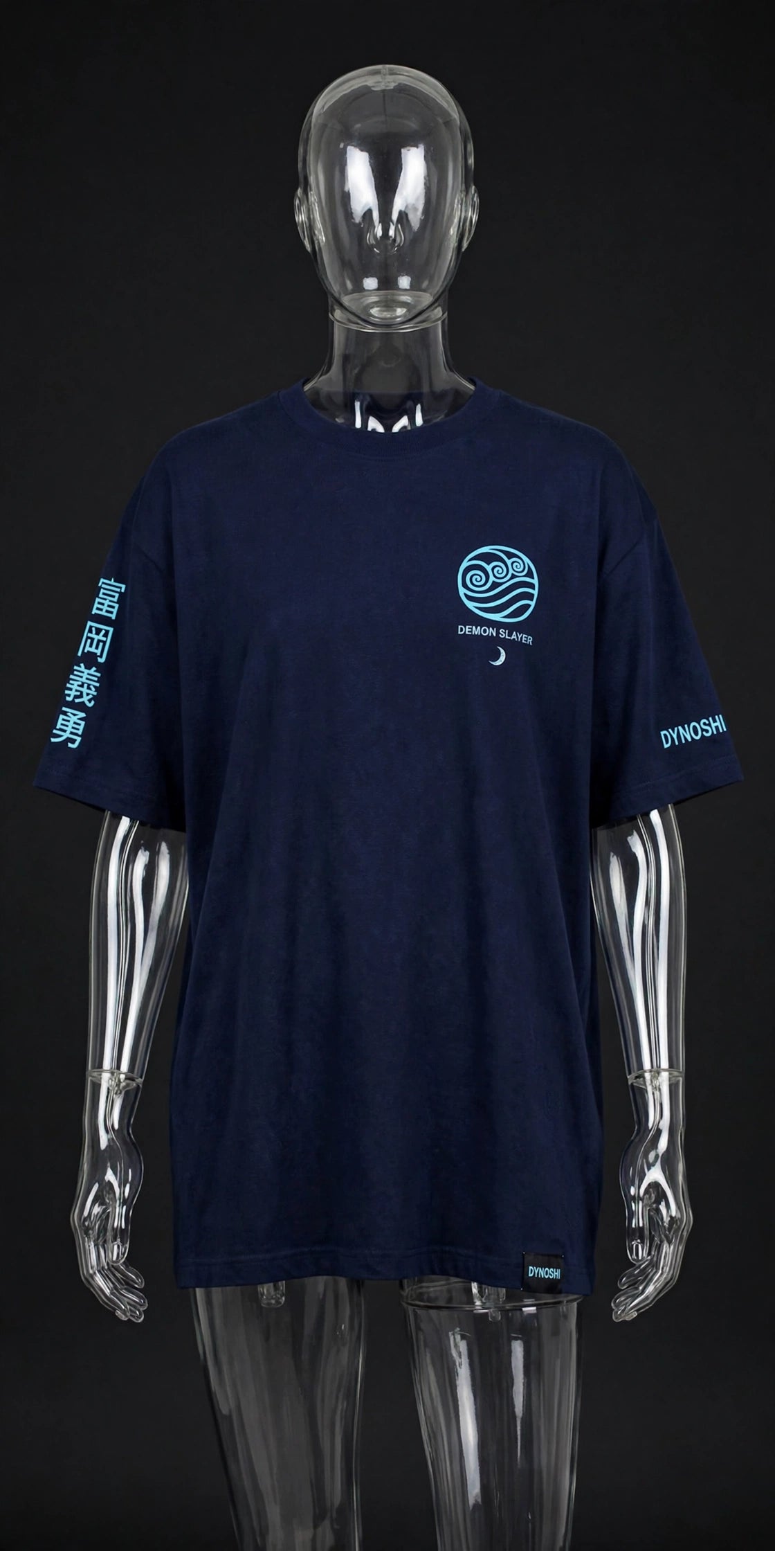 Giyu Tomioka - Nichirin Monument - Premium Oversized Anime T-Shirt - DYNOSHI